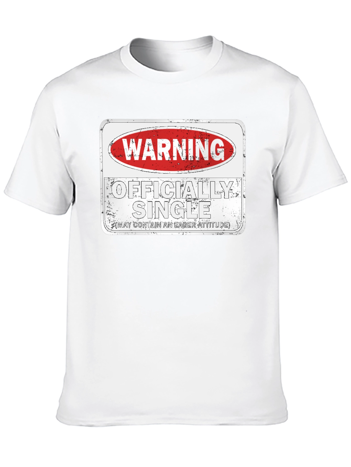 Warning Officially Single T-Shirt