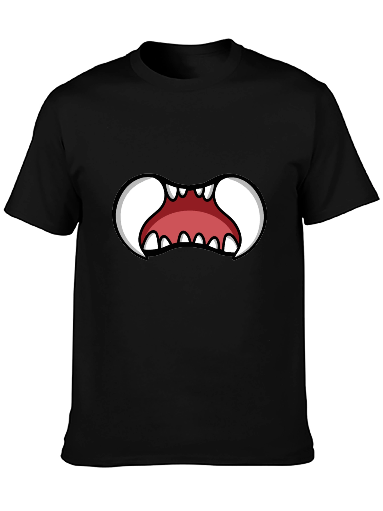 Monster Mouth Graphic Tee - Black