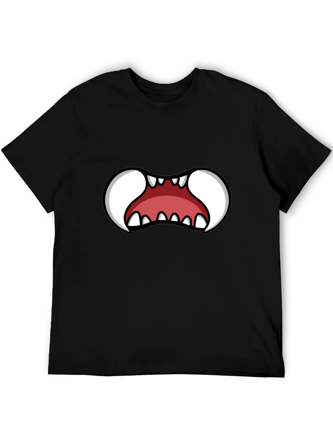 Monster Mouth Graphic Tee - Black