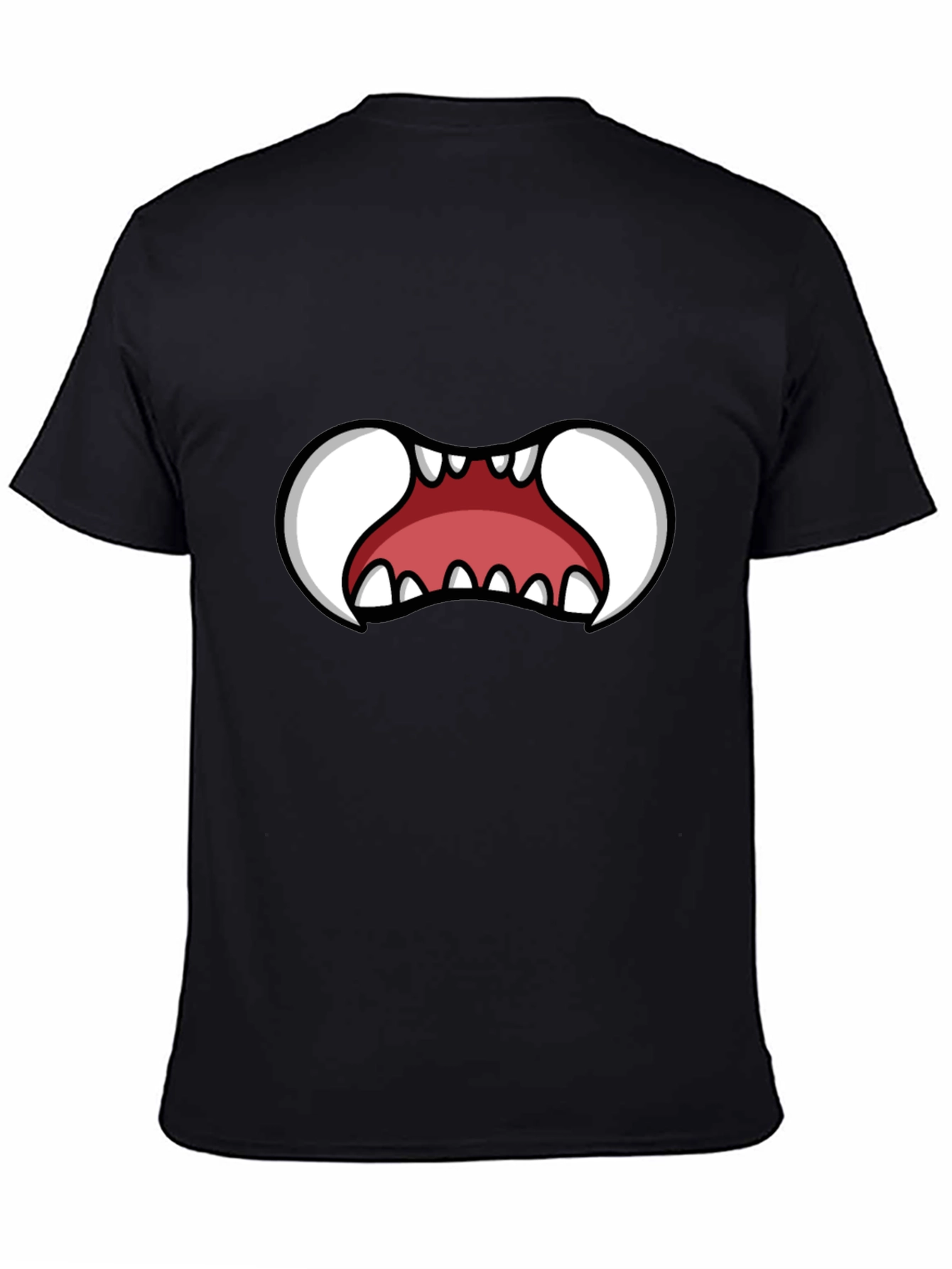 Monster Mouth Graphic Tee - Black