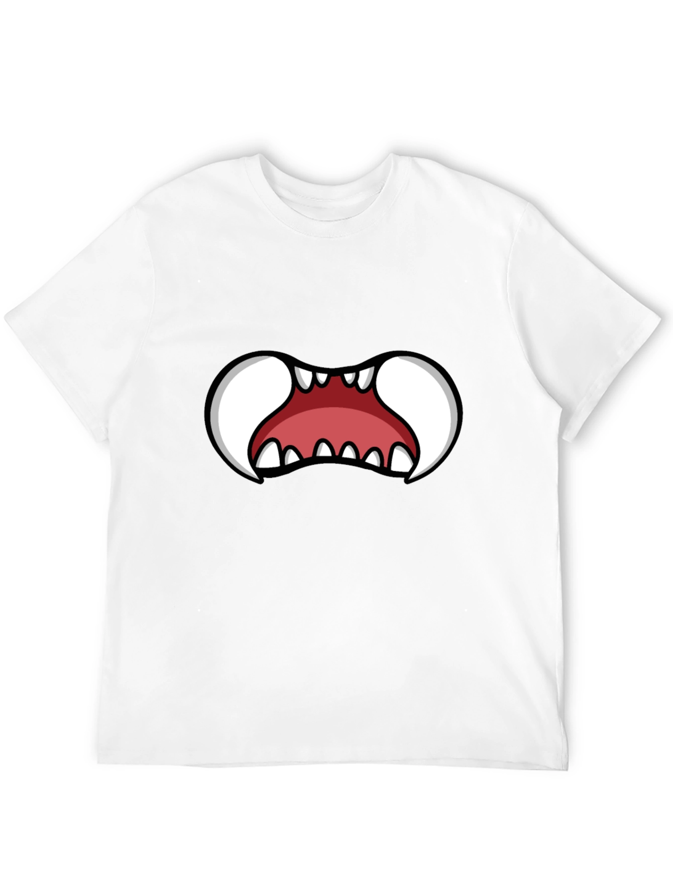 Monster Mouth Graphic Tee - Black