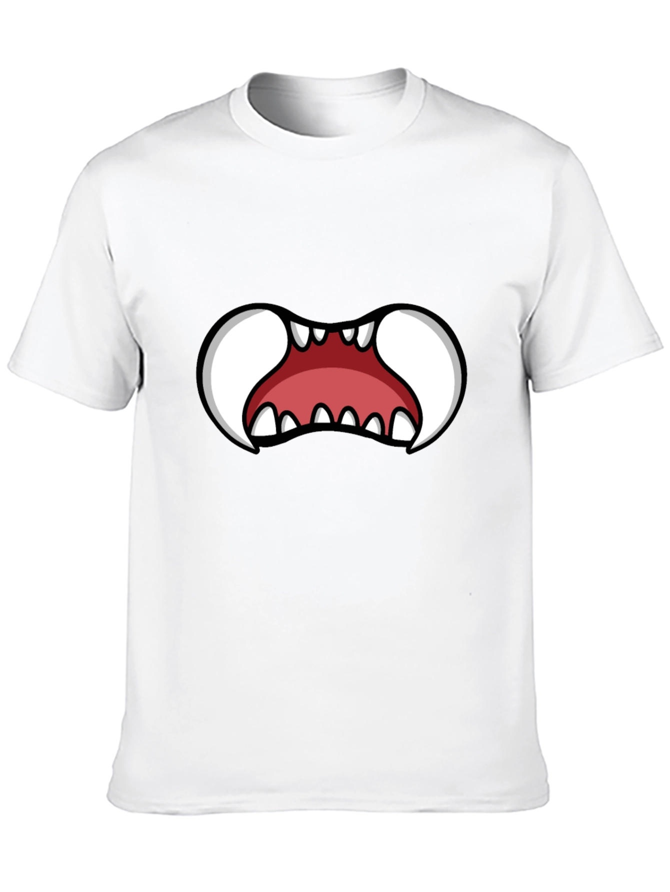 Monster Mouth Graphic Tee - Black