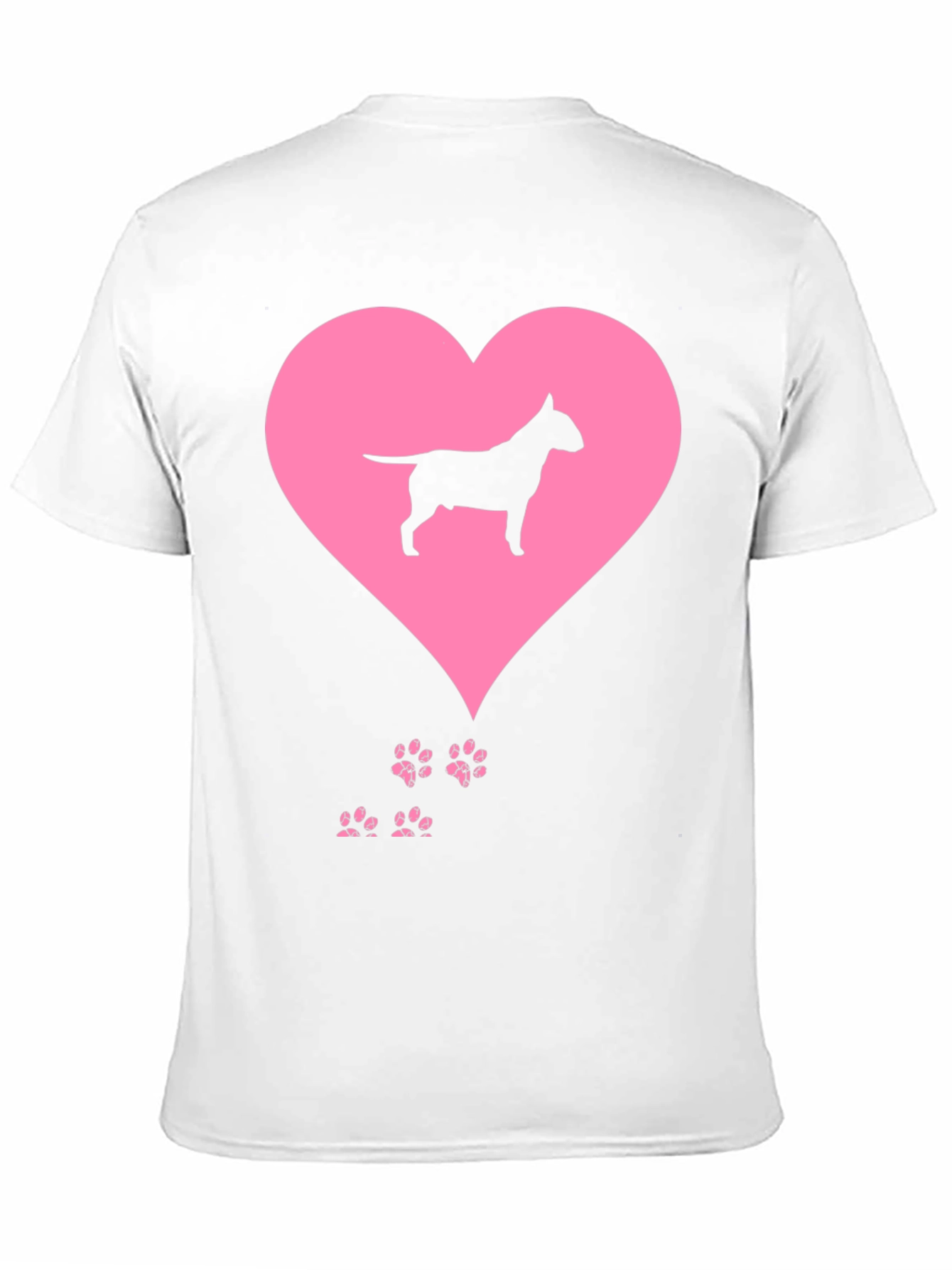Bull Terrier Heart T-Shirt - Dog Lover Tee