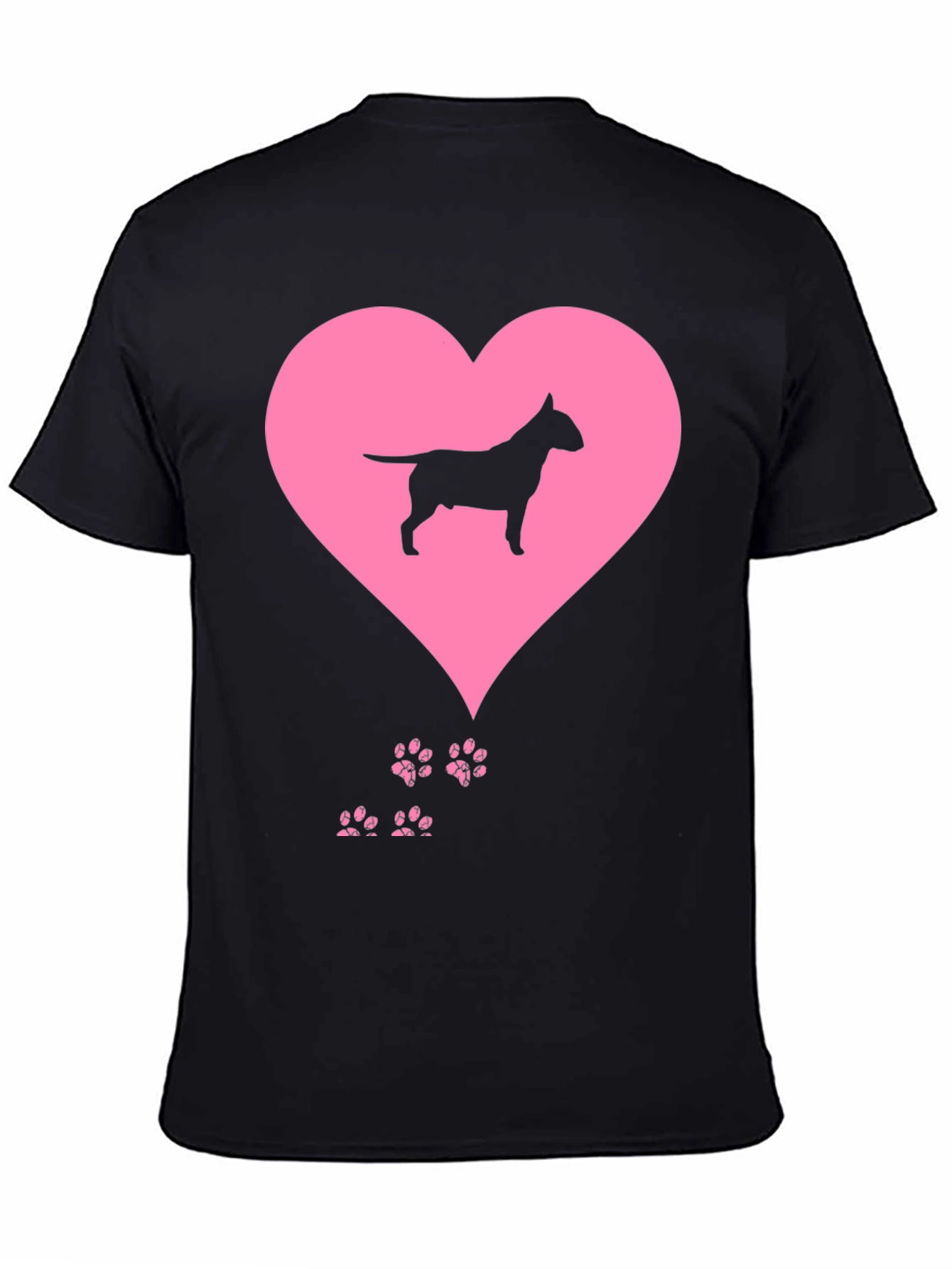 Bull Terrier Heart T-Shirt - Dog Lover Tee