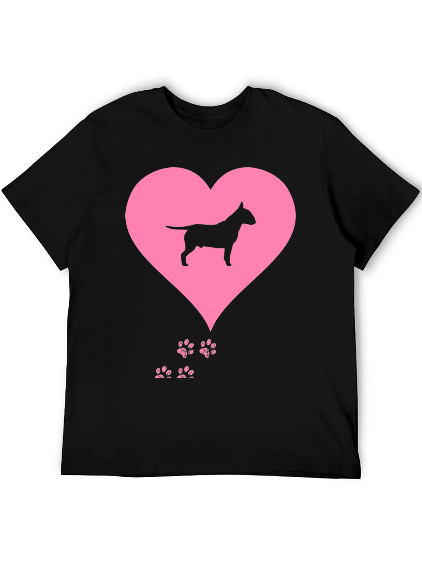 Bull Terrier Heart T-Shirt - Dog Lover Tee