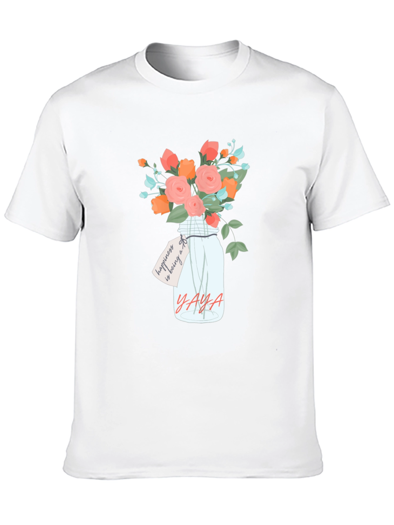 Yaya Flower Bouquet Graphic T-Shirt