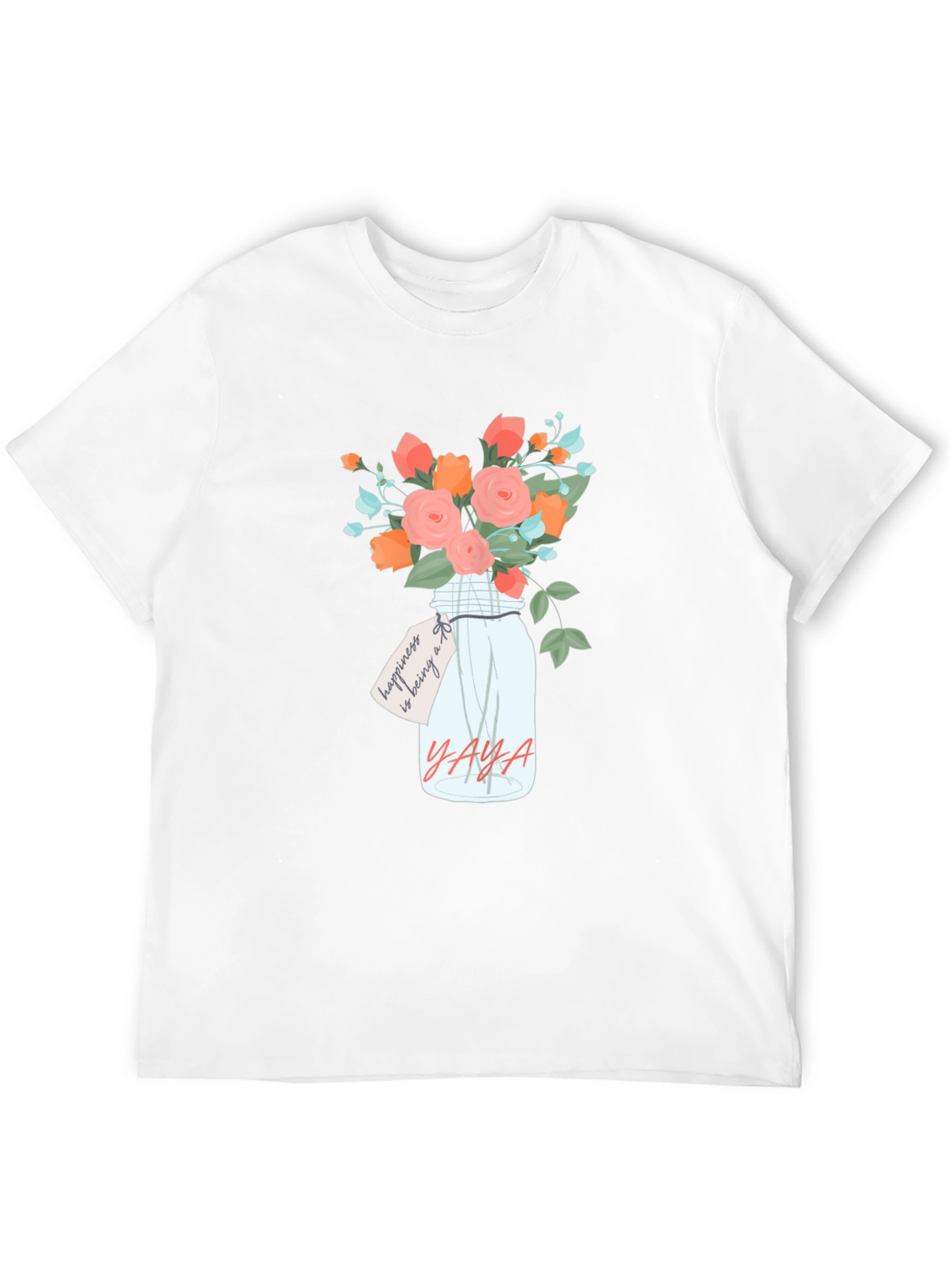 Yaya Flower Bouquet Graphic T-Shirt