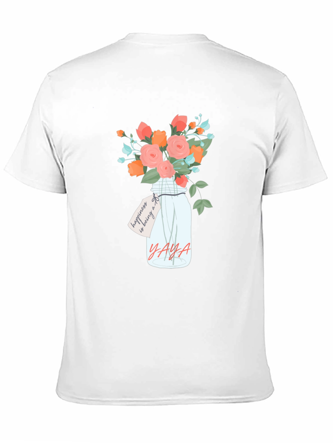 Yaya Flower Bouquet Graphic T-Shirt