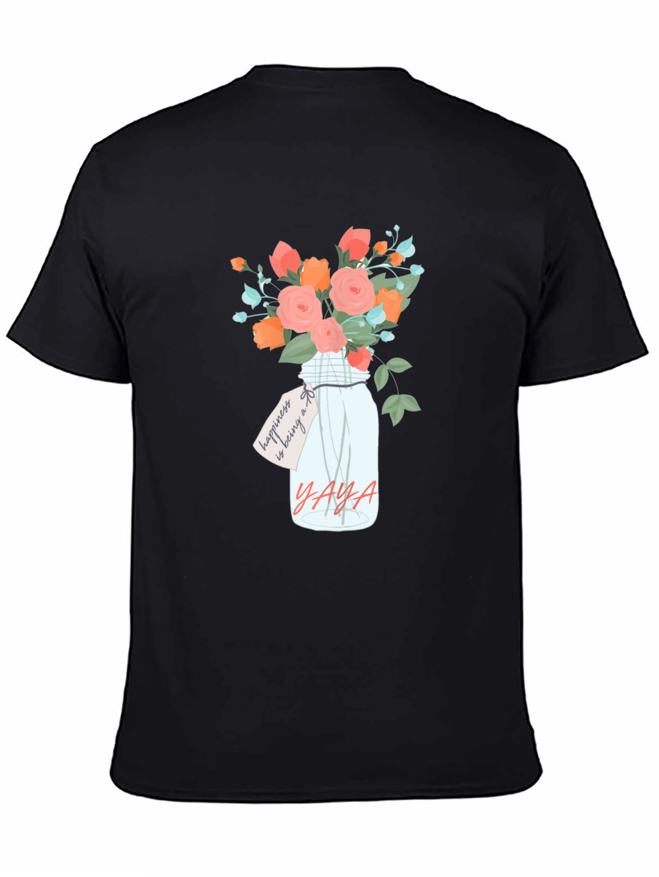 Yaya Flower Bouquet Graphic T-Shirt