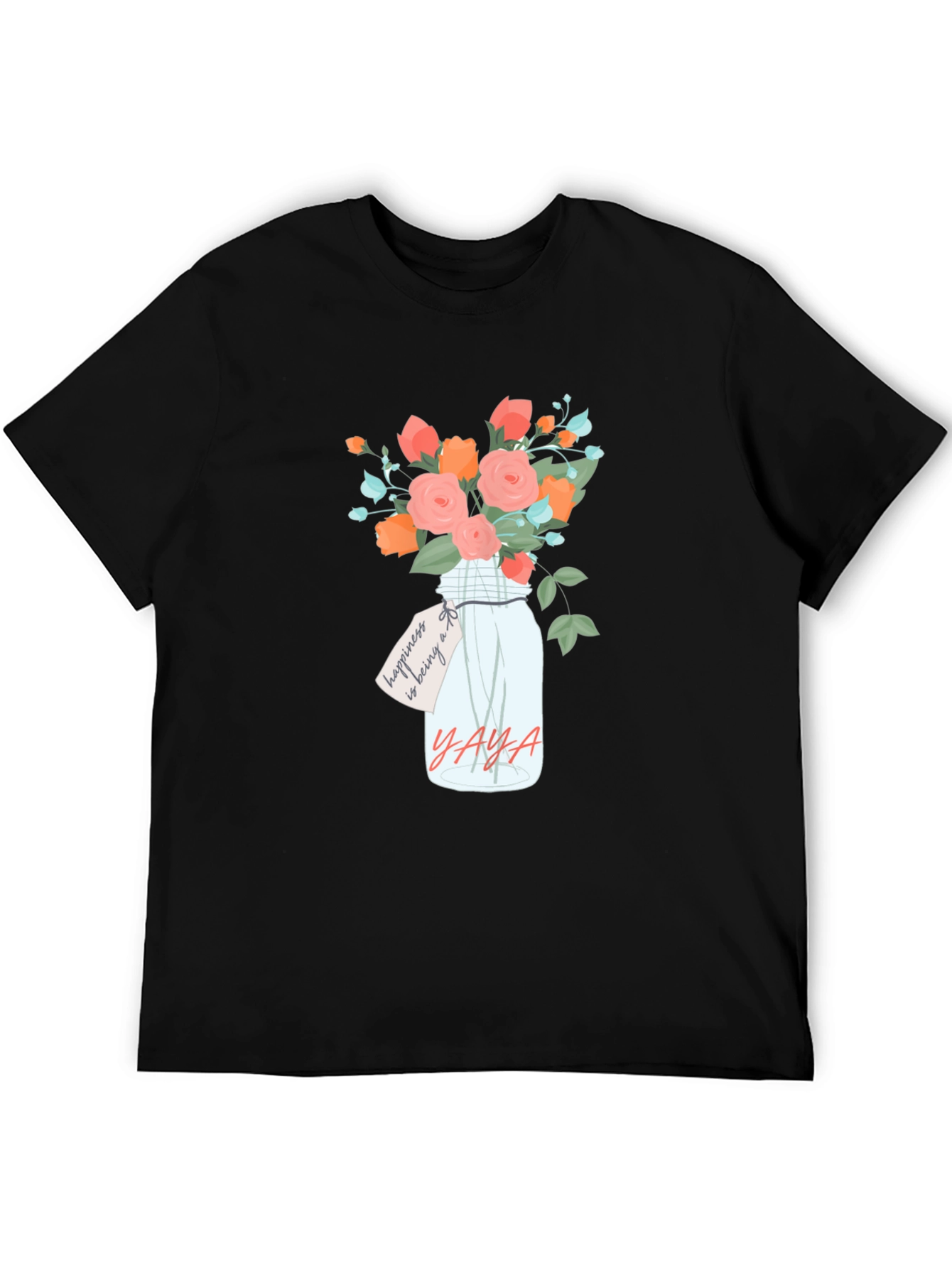 Yaya Flower Bouquet Graphic T-Shirt