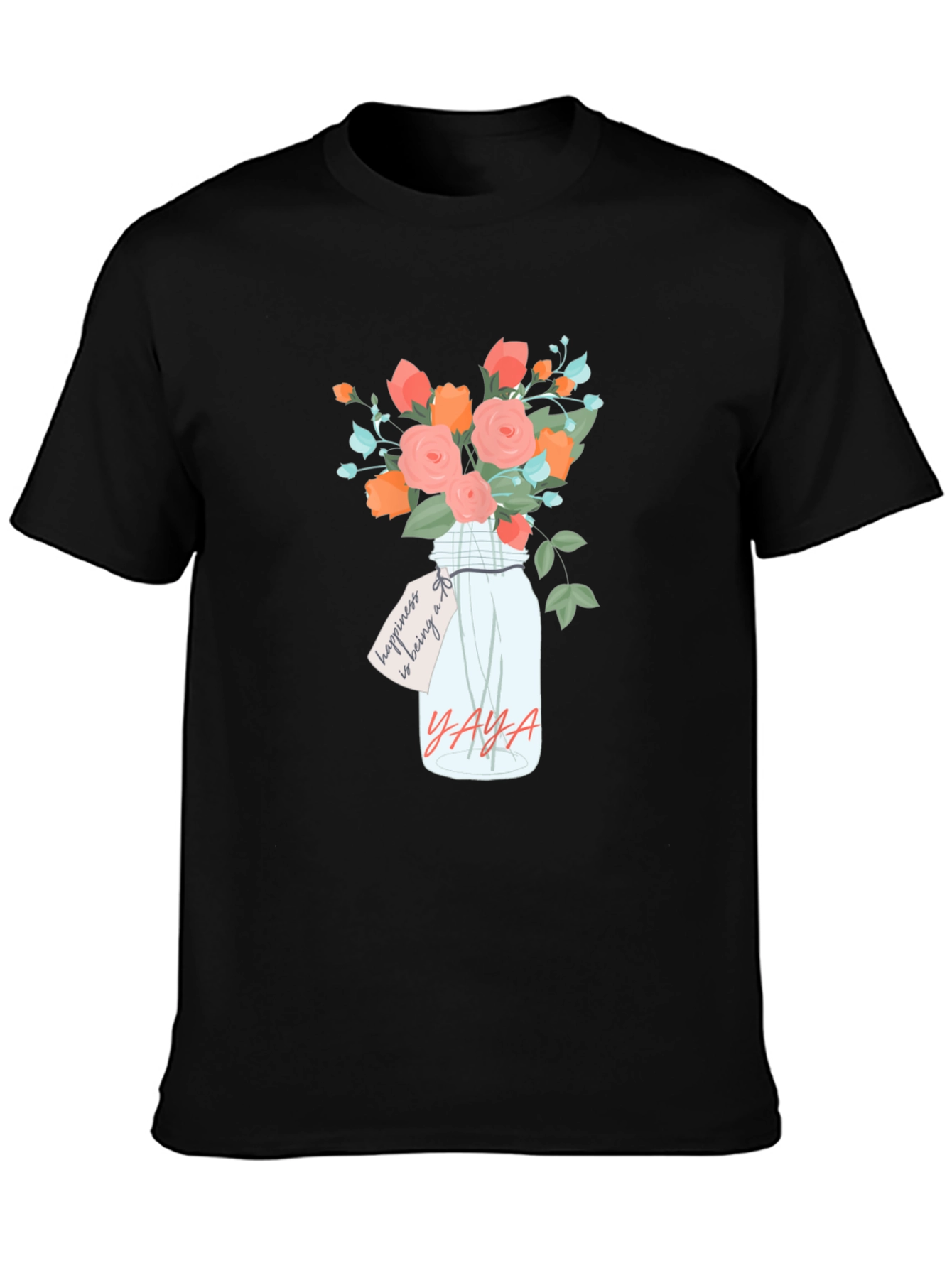 Yaya Flower Bouquet Graphic T-Shirt