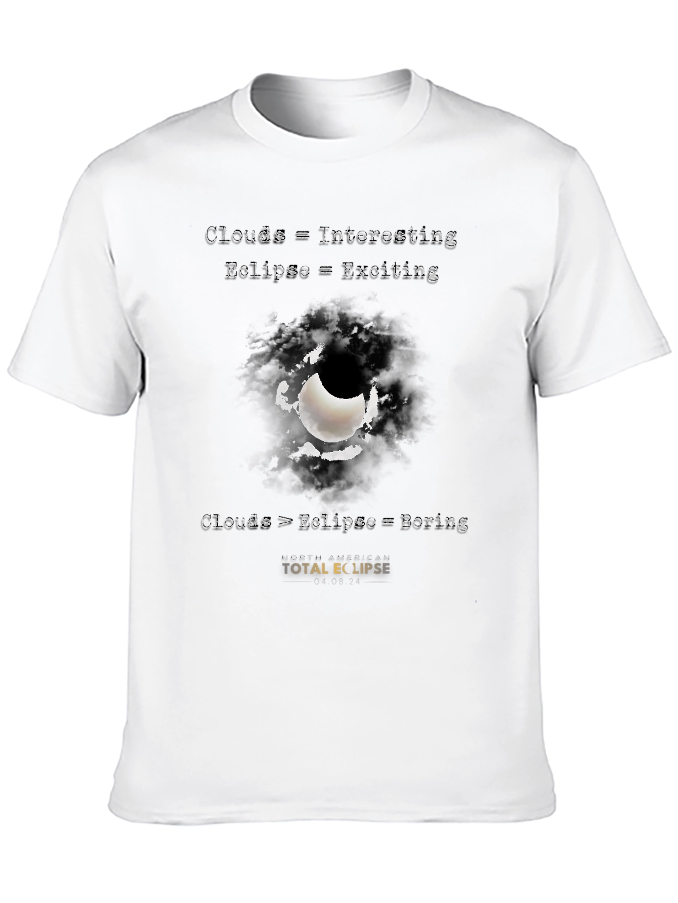 Eclipse Graphic Print T-Shirt
