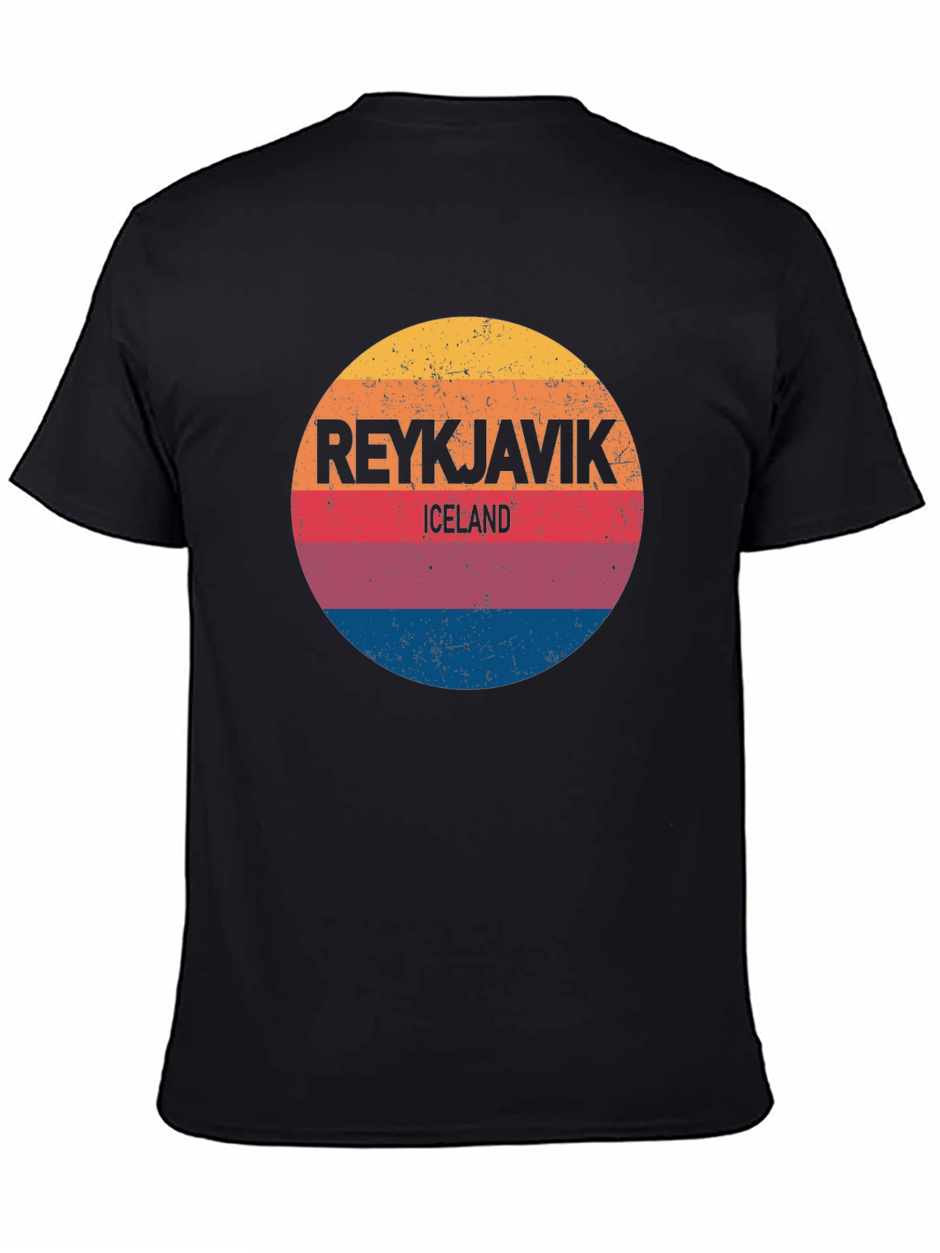 Reykjavik Iceland Retro Style T-Shirt