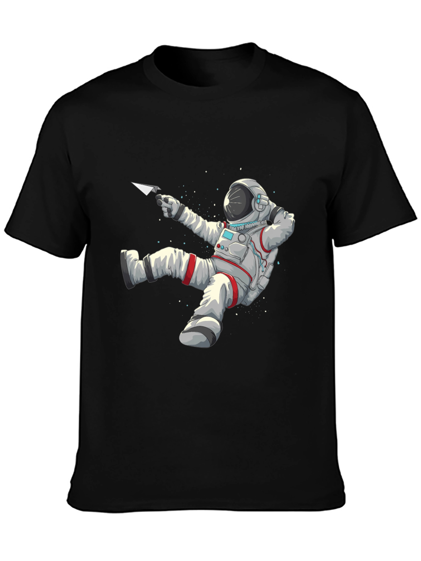Astronaut Paper Airplane Graphic Tee