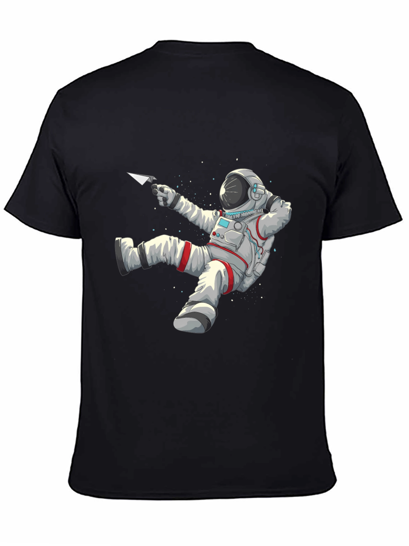 Astronaut Paper Airplane Graphic Tee