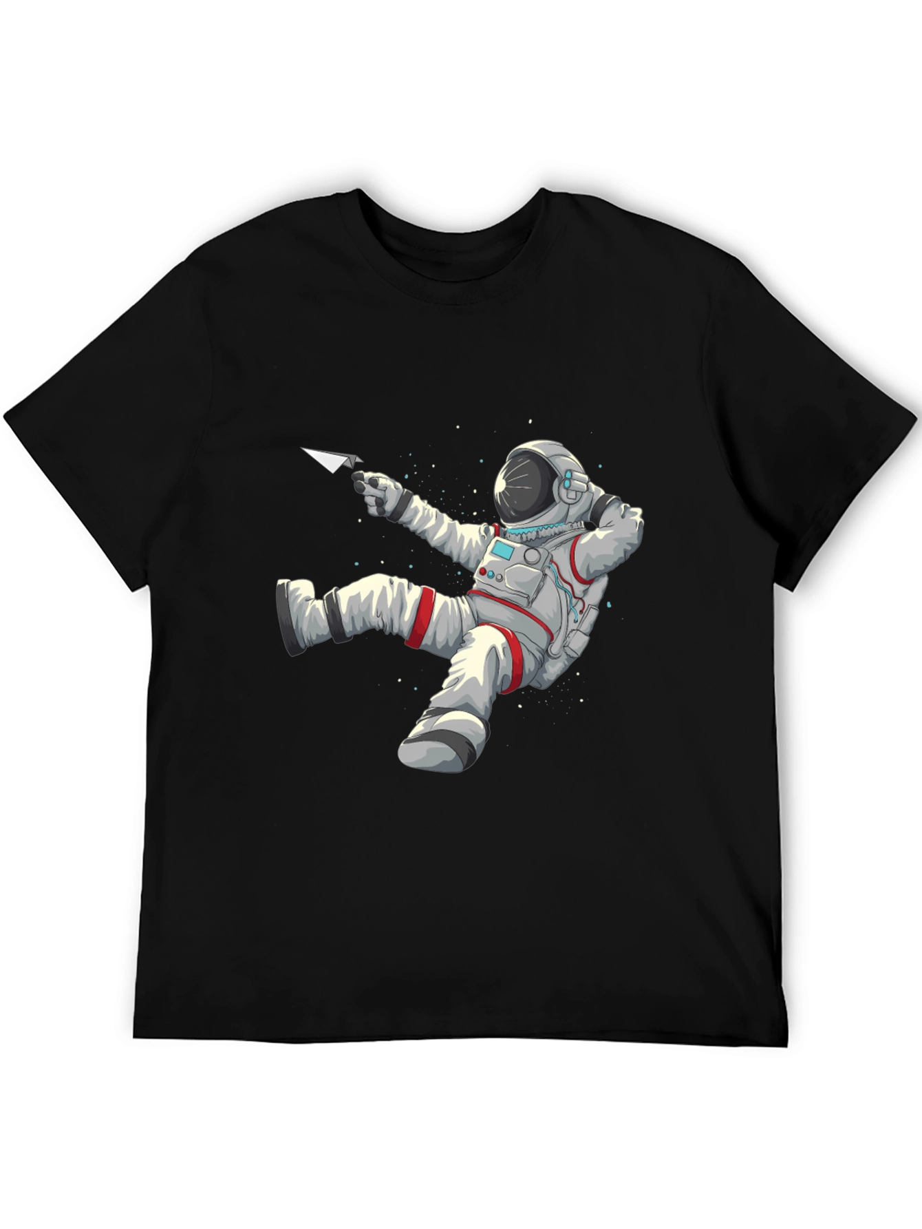 Astronaut Paper Airplane Graphic Tee