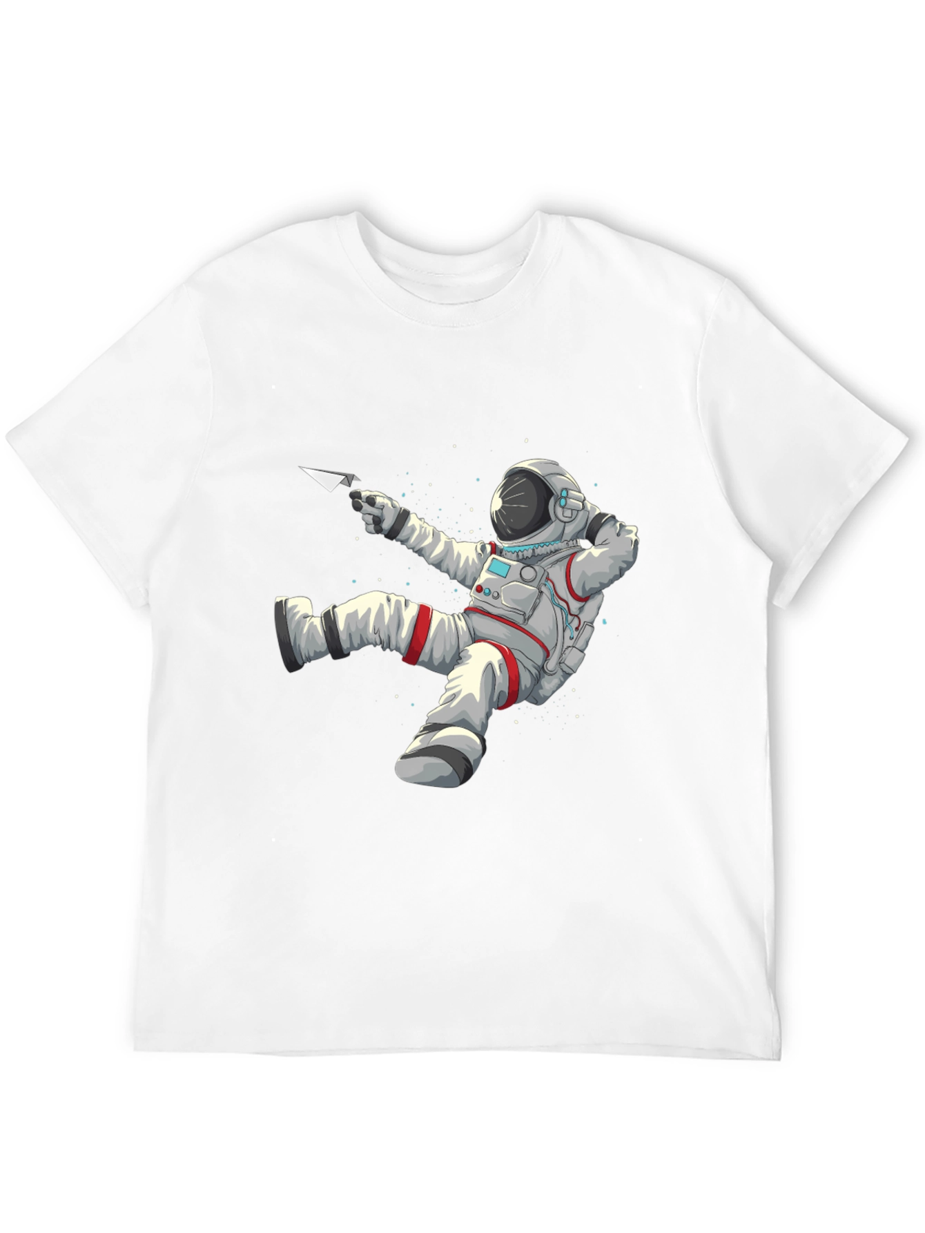 Astronaut Paper Airplane Graphic Tee