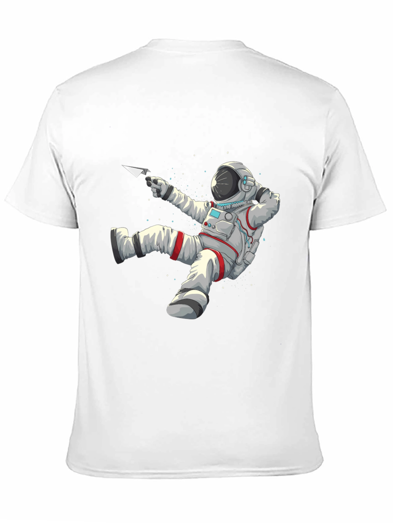 Astronaut Paper Airplane Graphic Tee