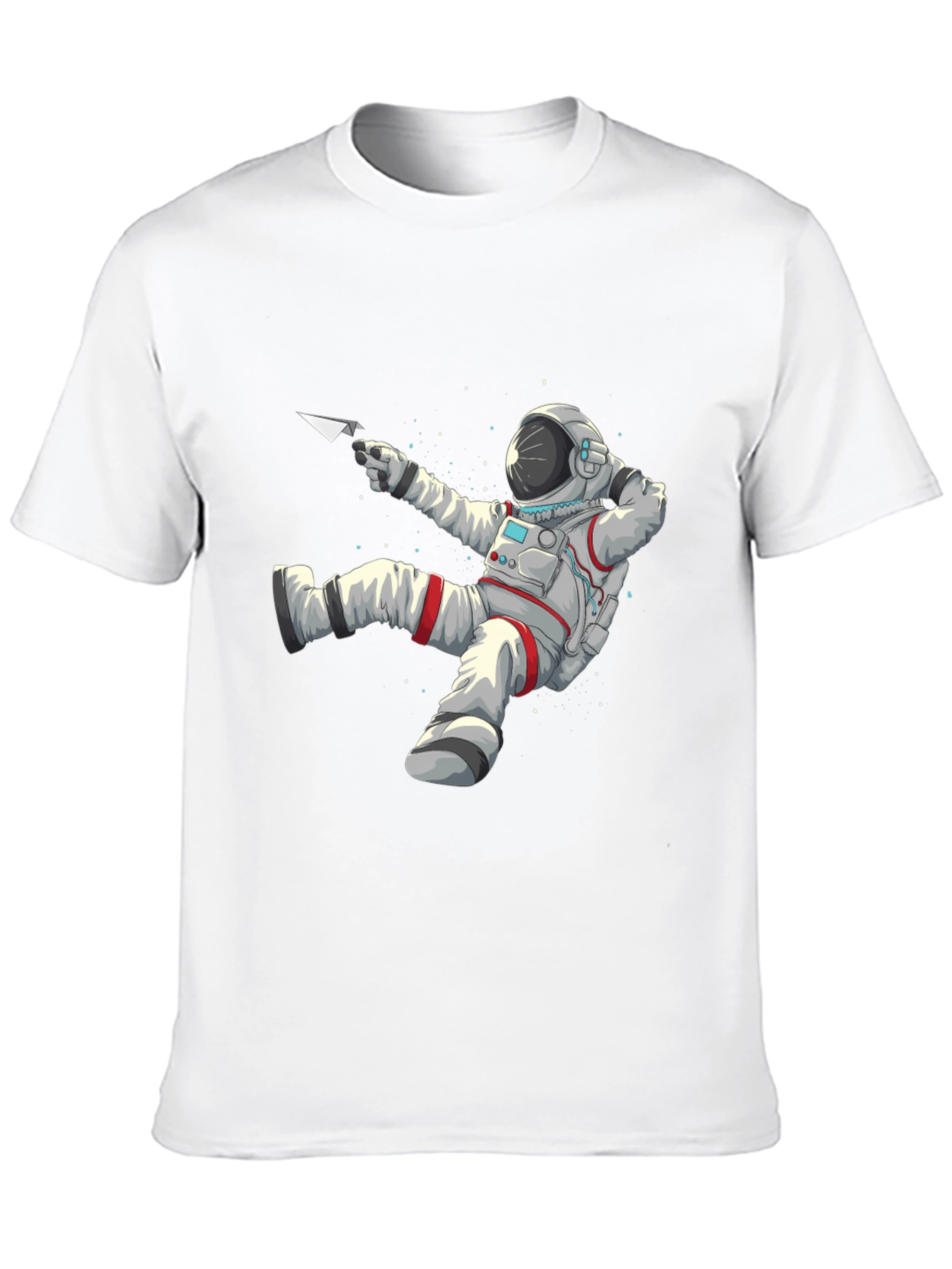 Astronaut Paper Airplane Graphic Tee
