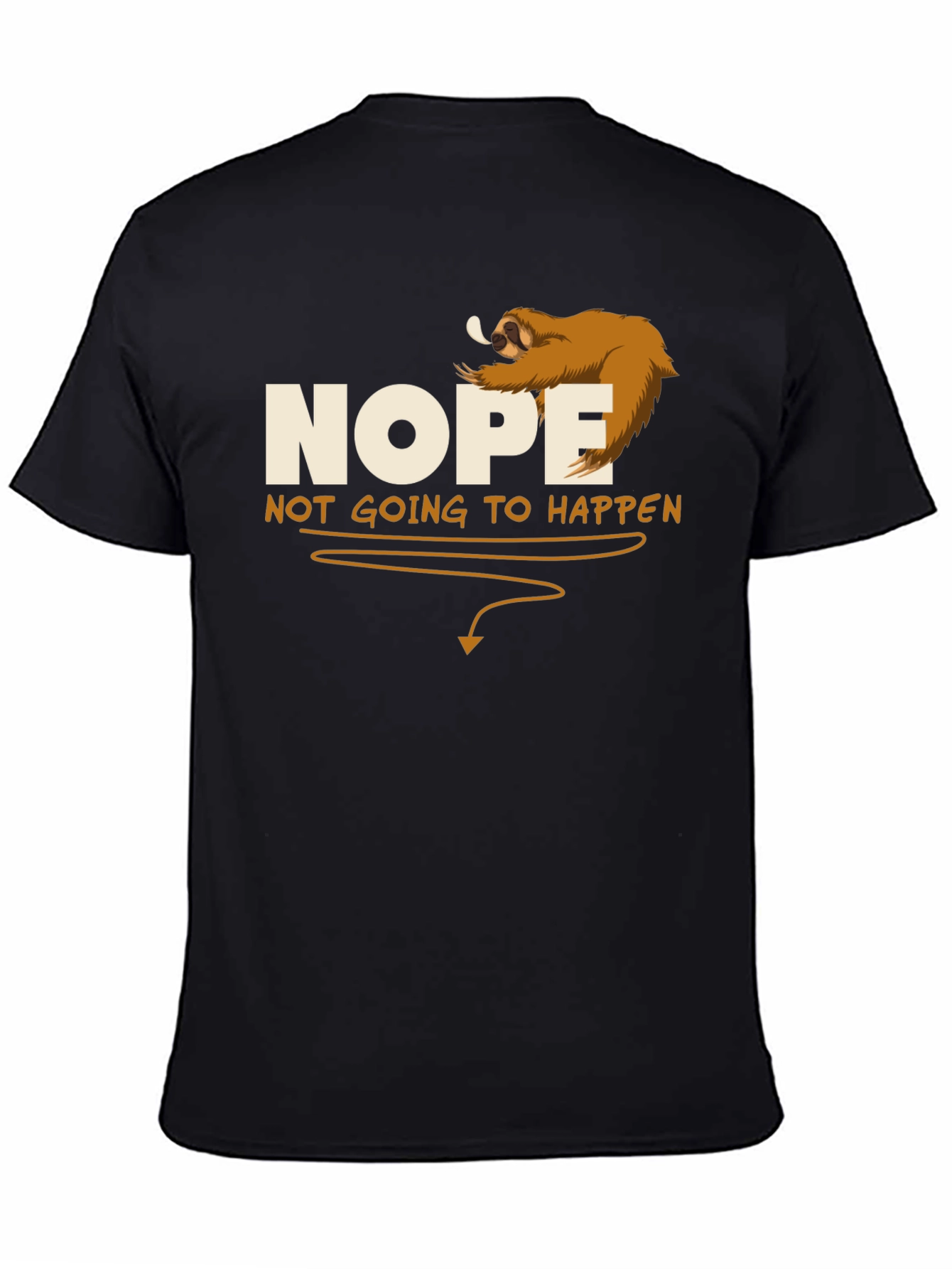 Nope Sloth Graphic Tee