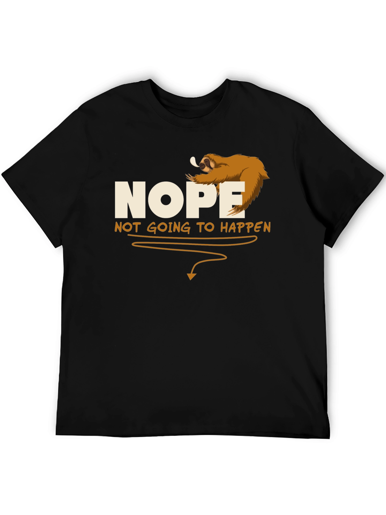 Nope Sloth Graphic Tee