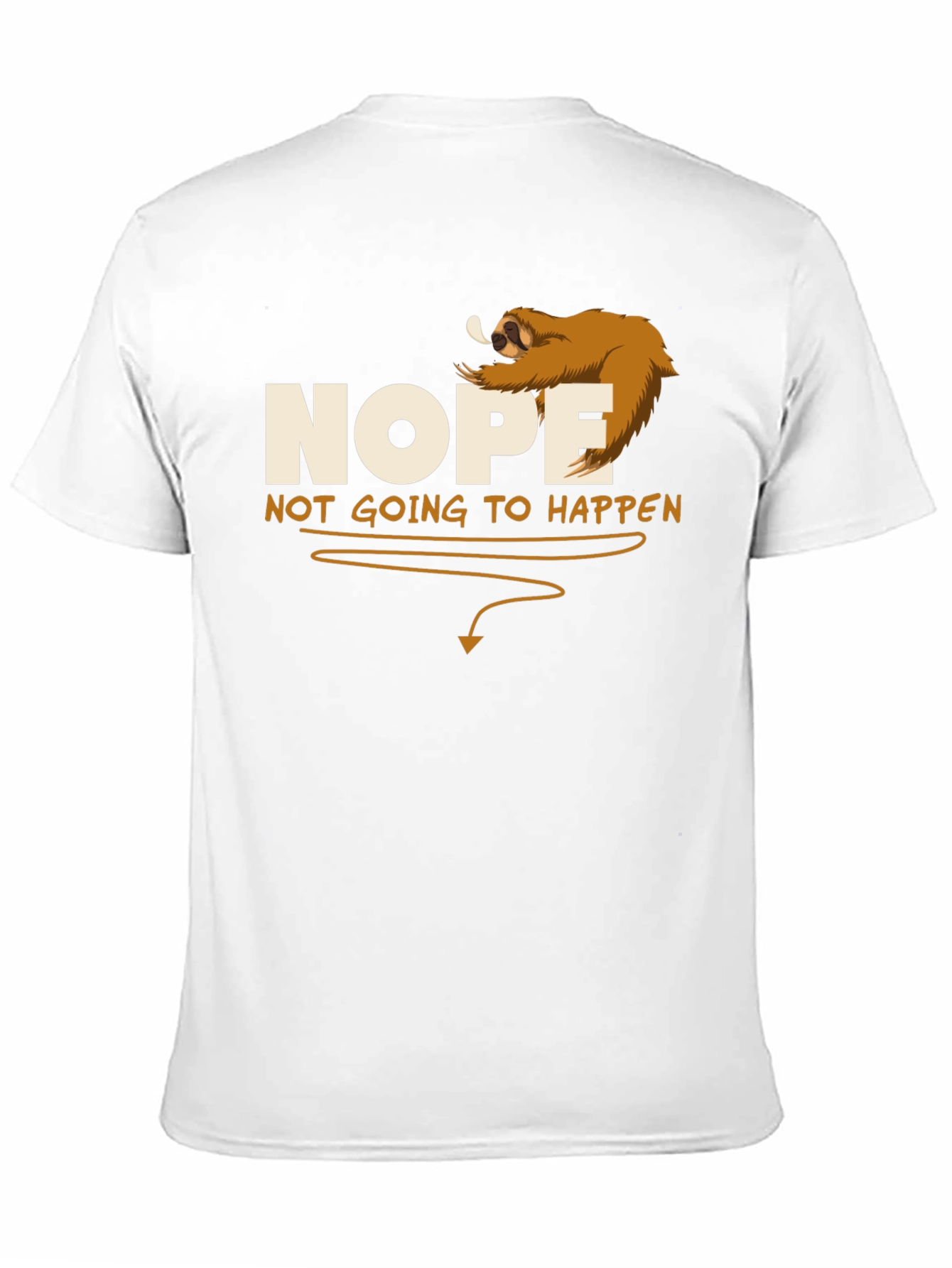 Nope Sloth Graphic Tee
