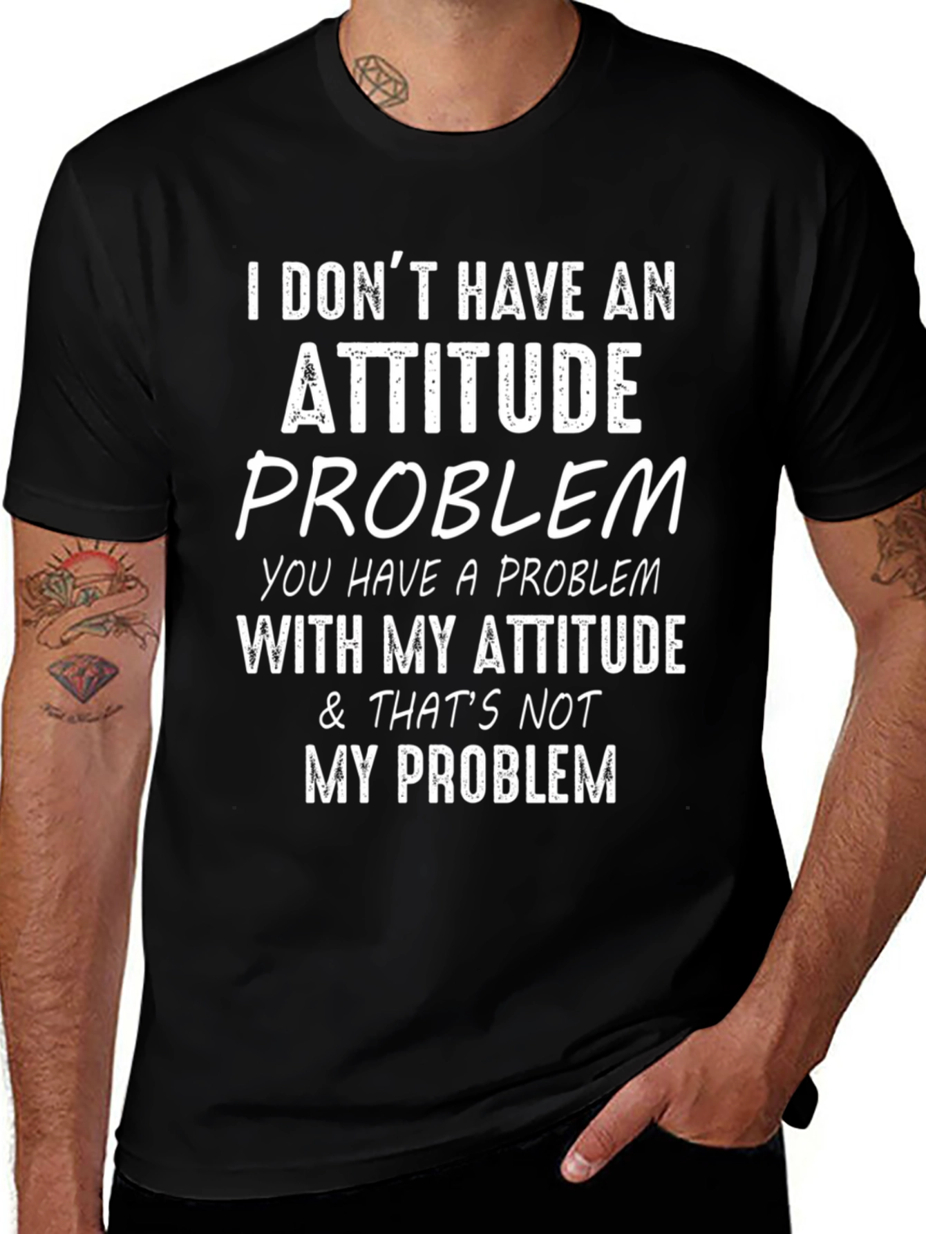 Attitude Problem Graphic Tee - Sarcastic Humor T-Shirt