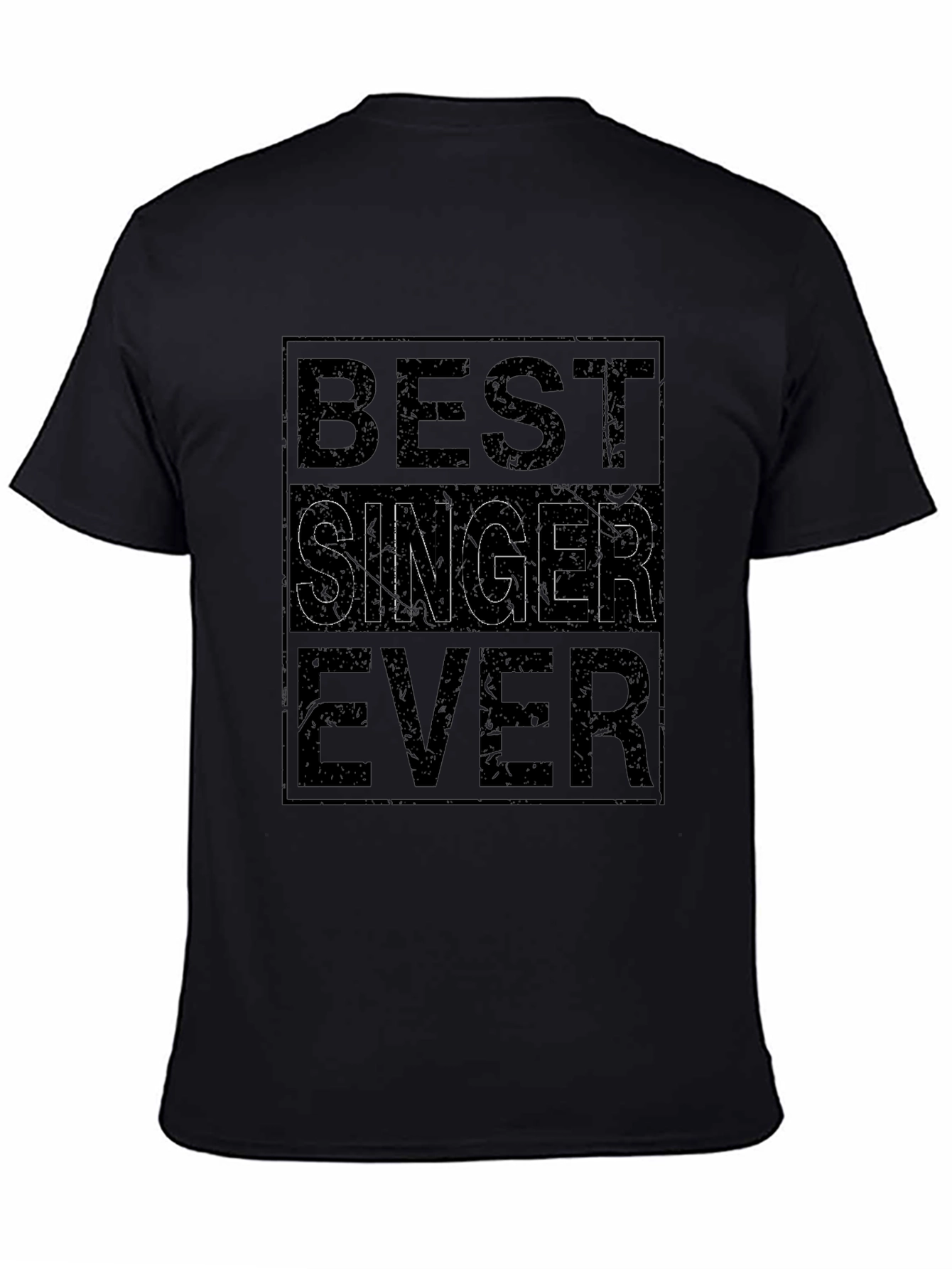 Best Singer Ever Black Graphic Tee