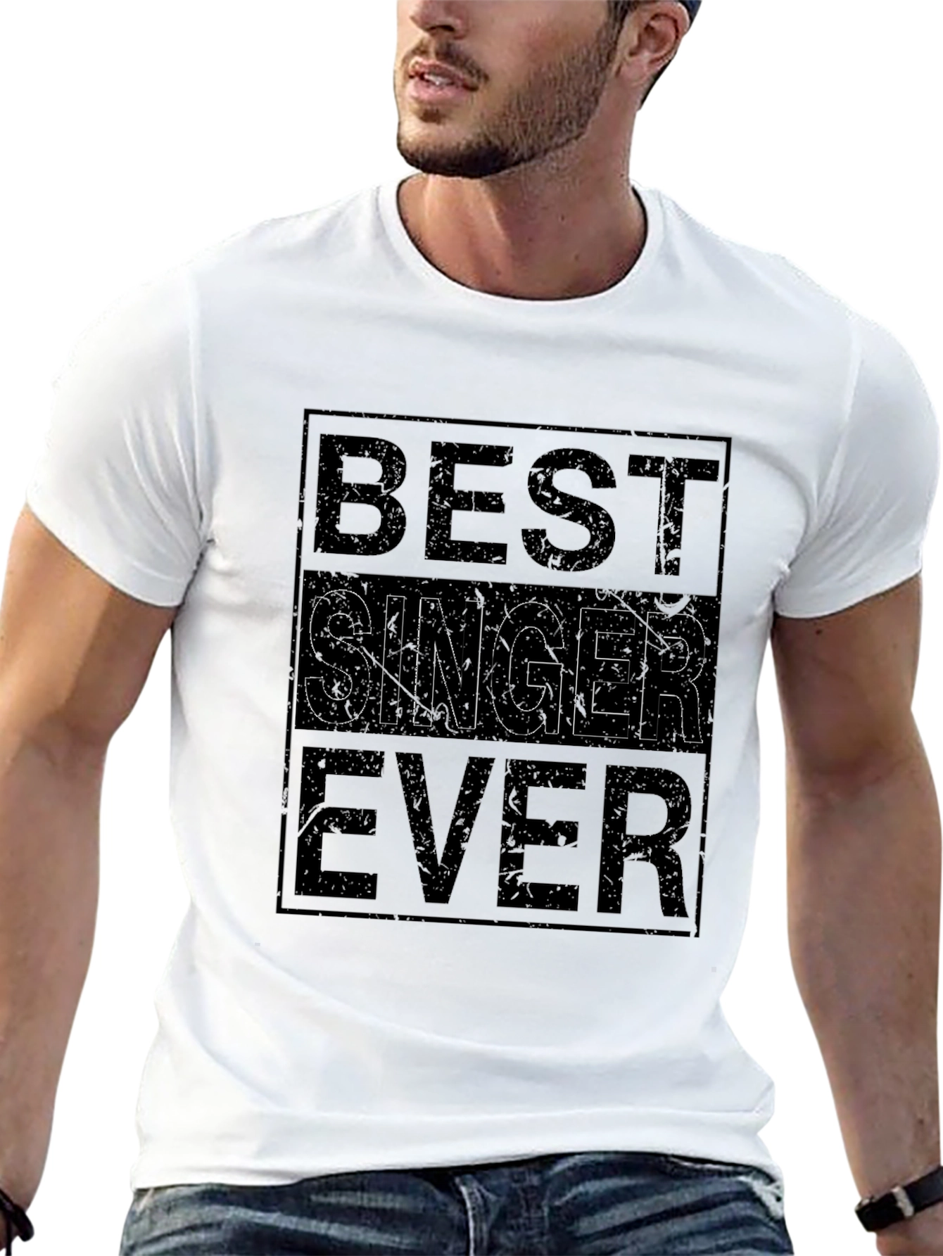 Best Singer Ever Black Graphic Tee