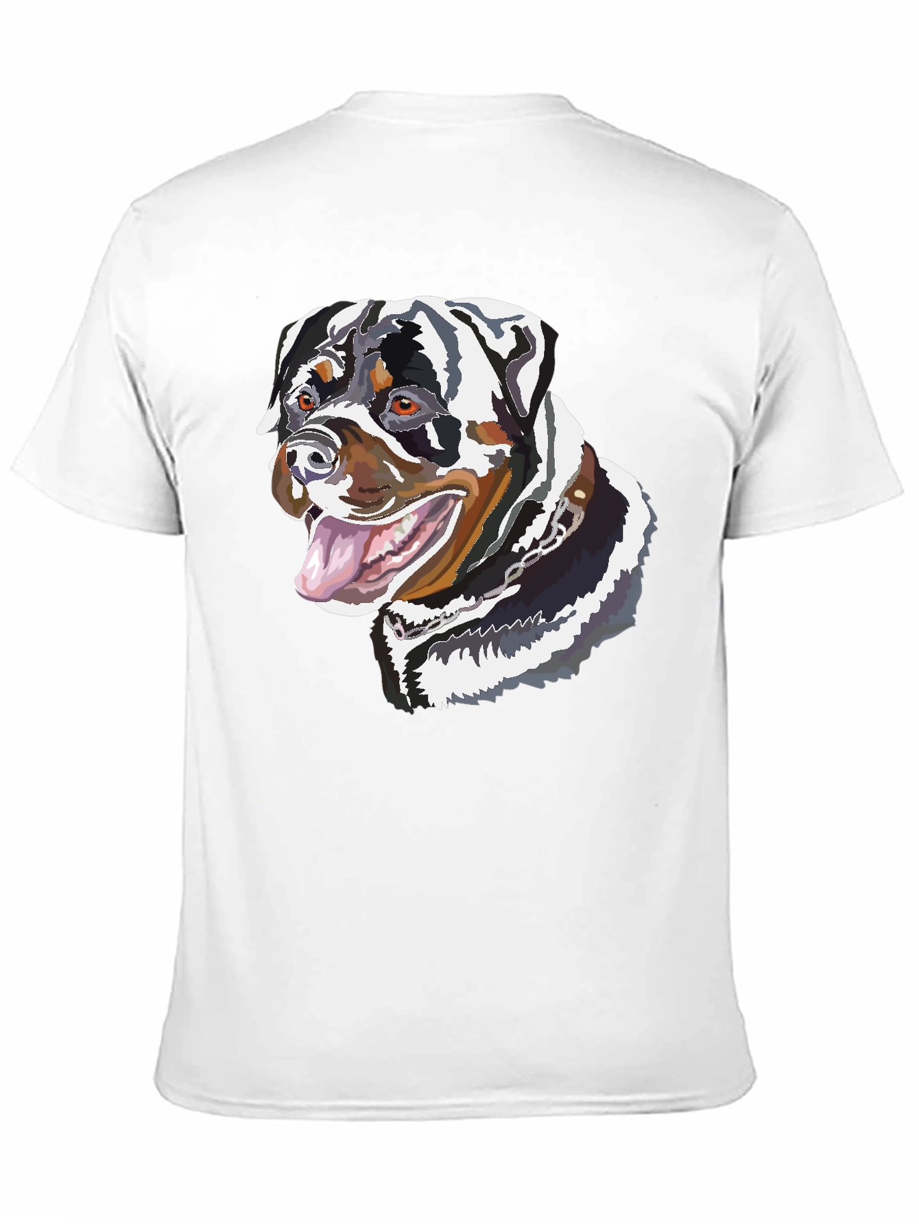 Rottweiler Dog Graphic Tee - Unisex Black T-Shirt