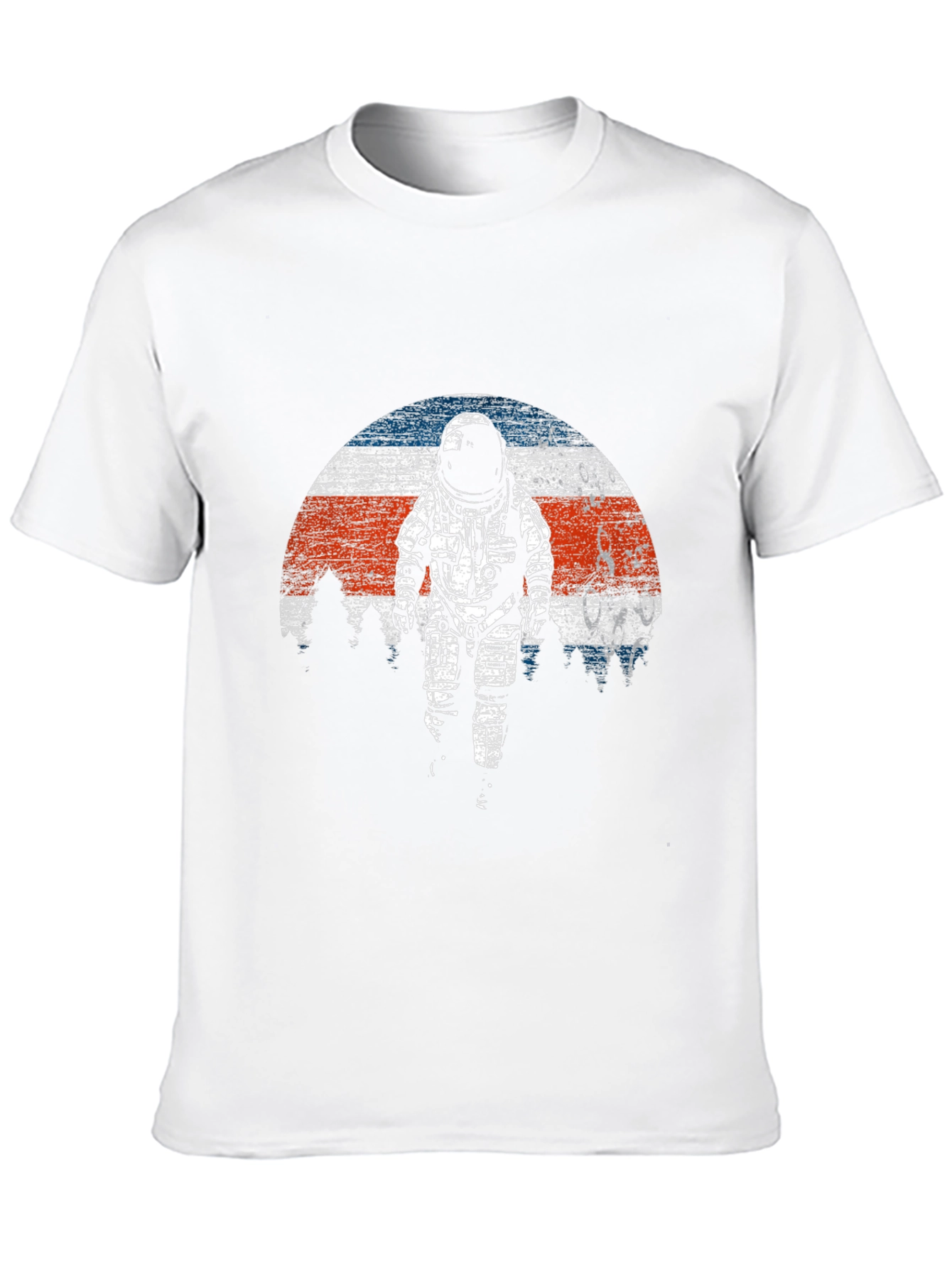 Astronaut Sunset Graphic Tee - Black