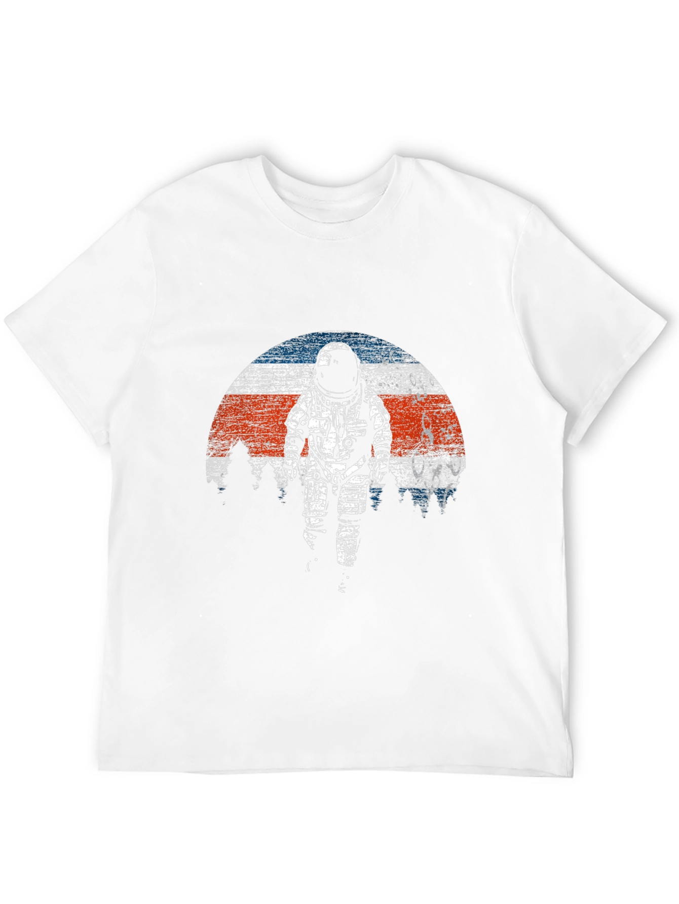 Astronaut Sunset Graphic Tee - Black