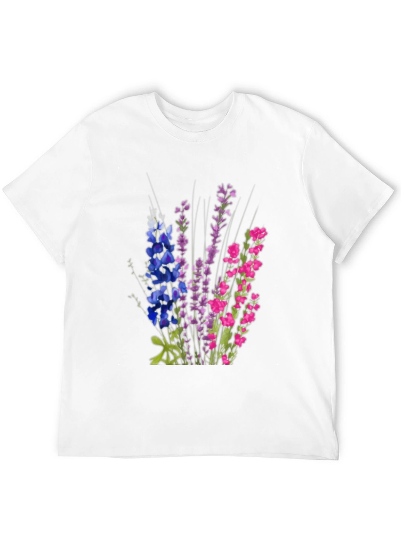 Floral Bouquet Graphic T-Shirt - Black