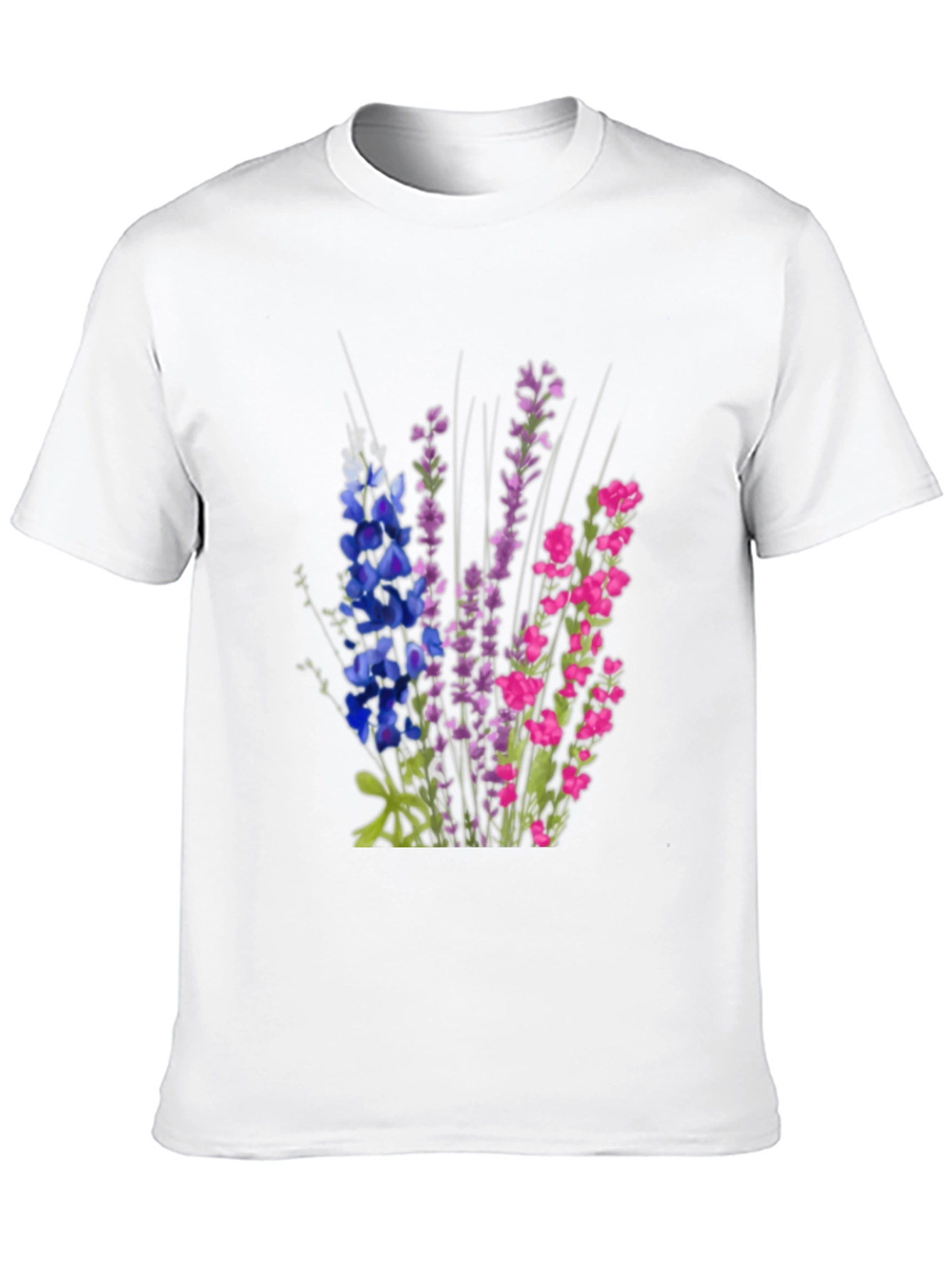 Floral Bouquet Graphic T-Shirt - Black