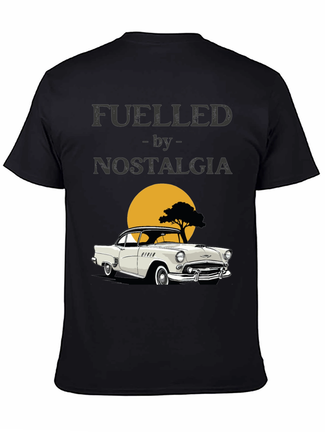 Fueled by Nostalgia Classic Car Graphic T-Shirt