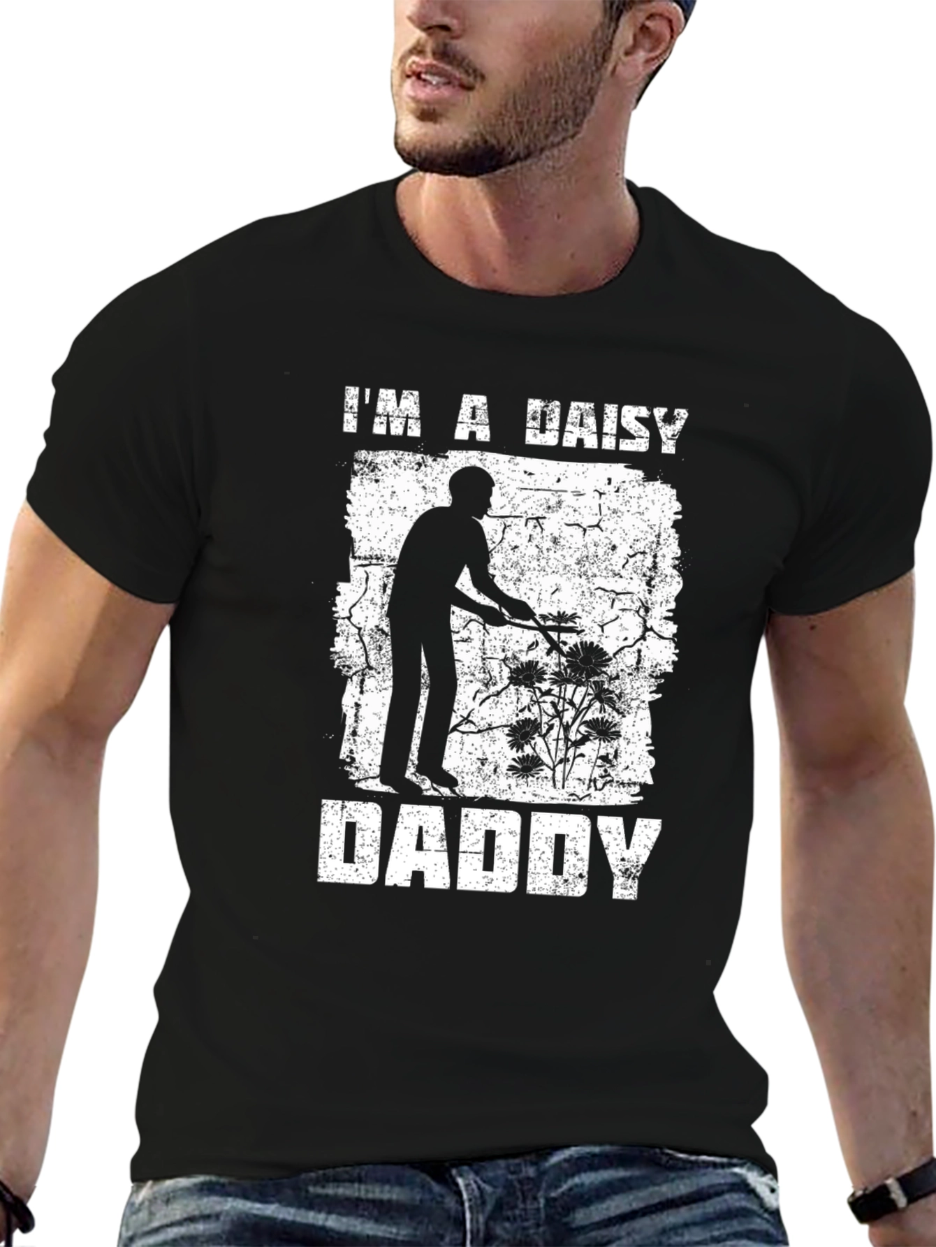 Im a Daisy Daddy Black T-Shirt