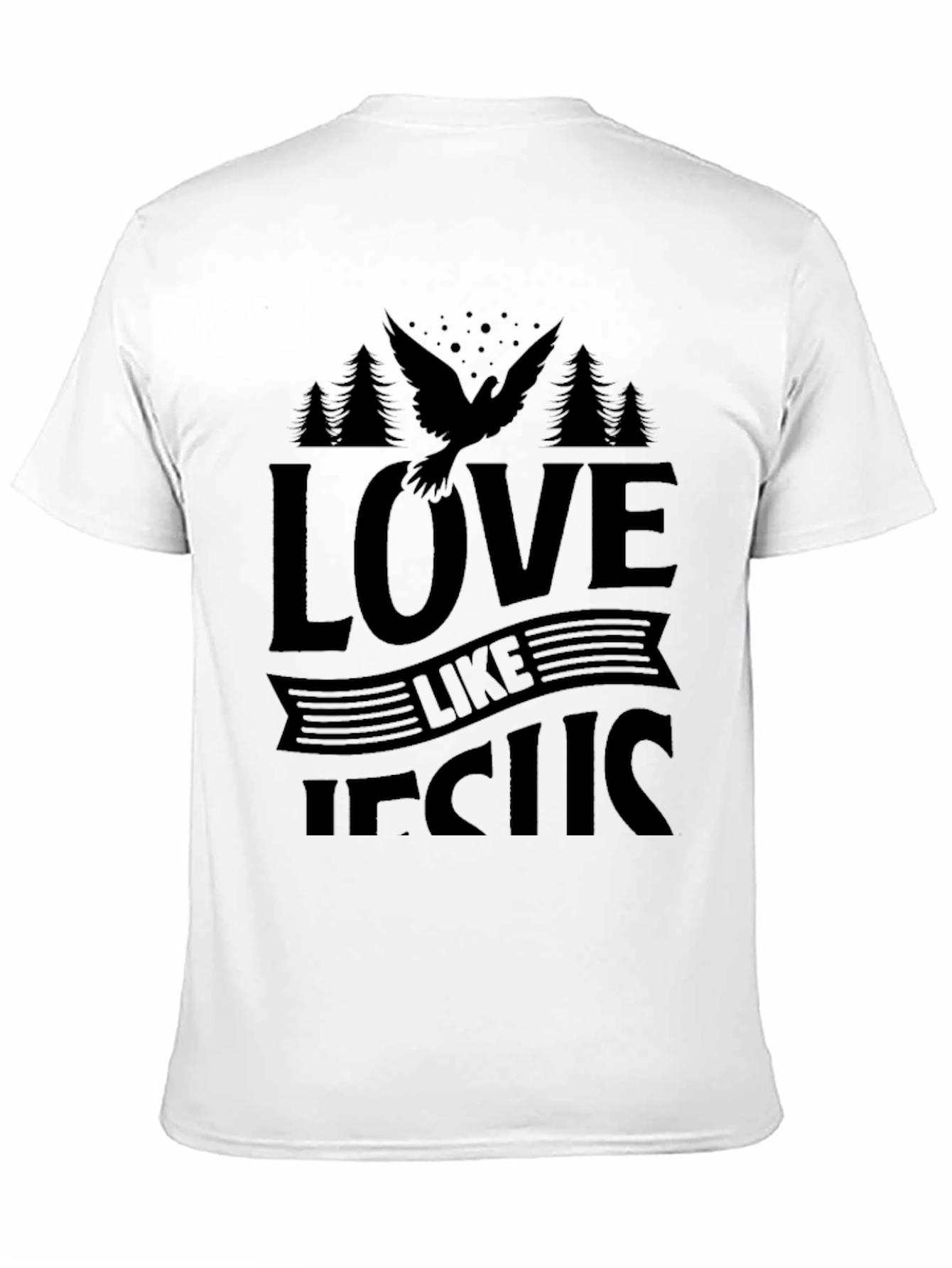 Love Like Jesus Black T-Shirt