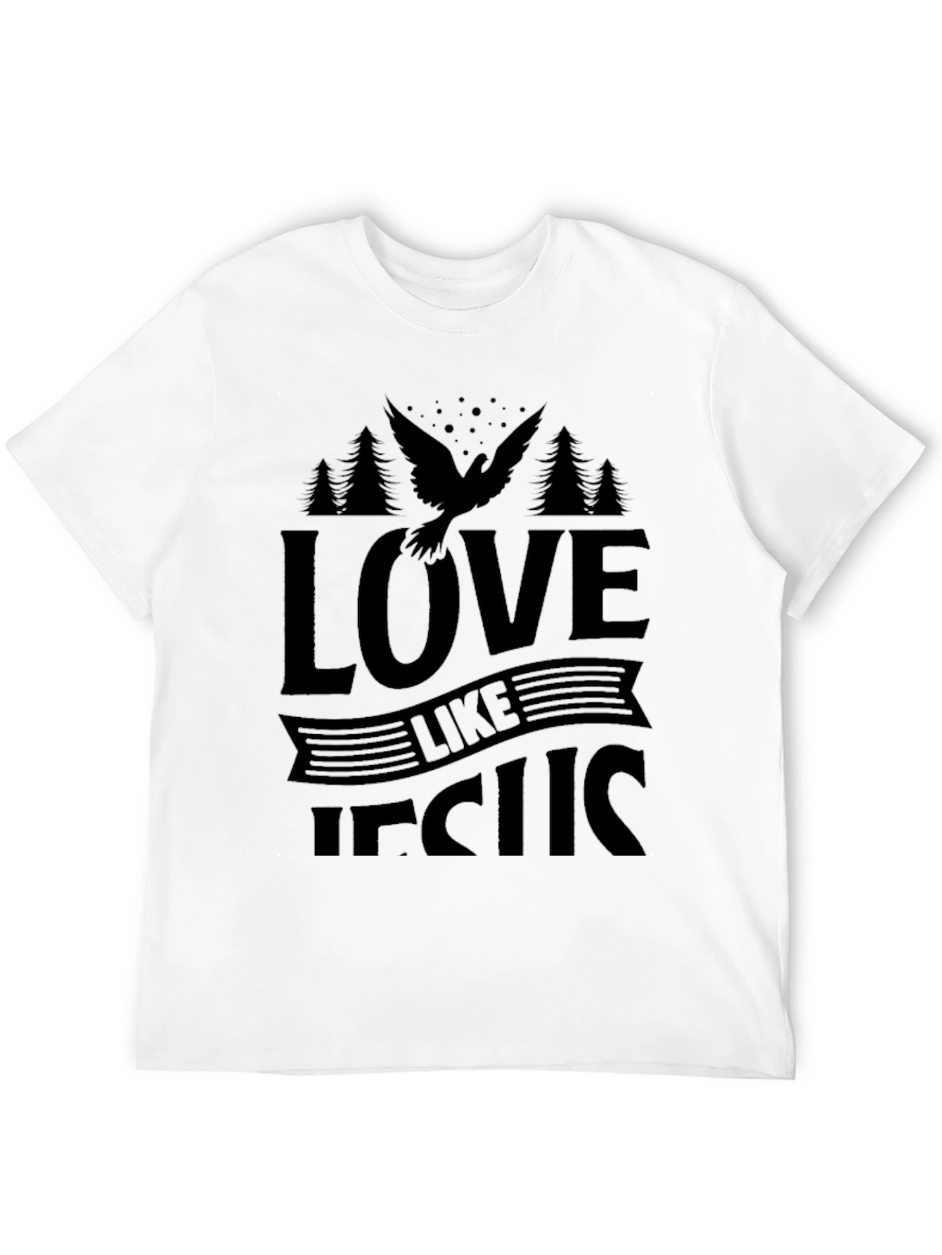 Love Like Jesus Black T-Shirt