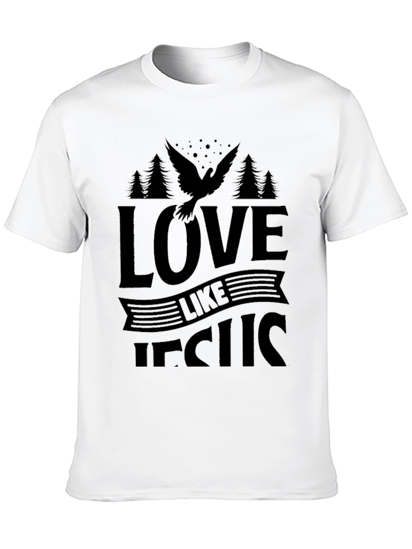 Love Like Jesus Black T-Shirt