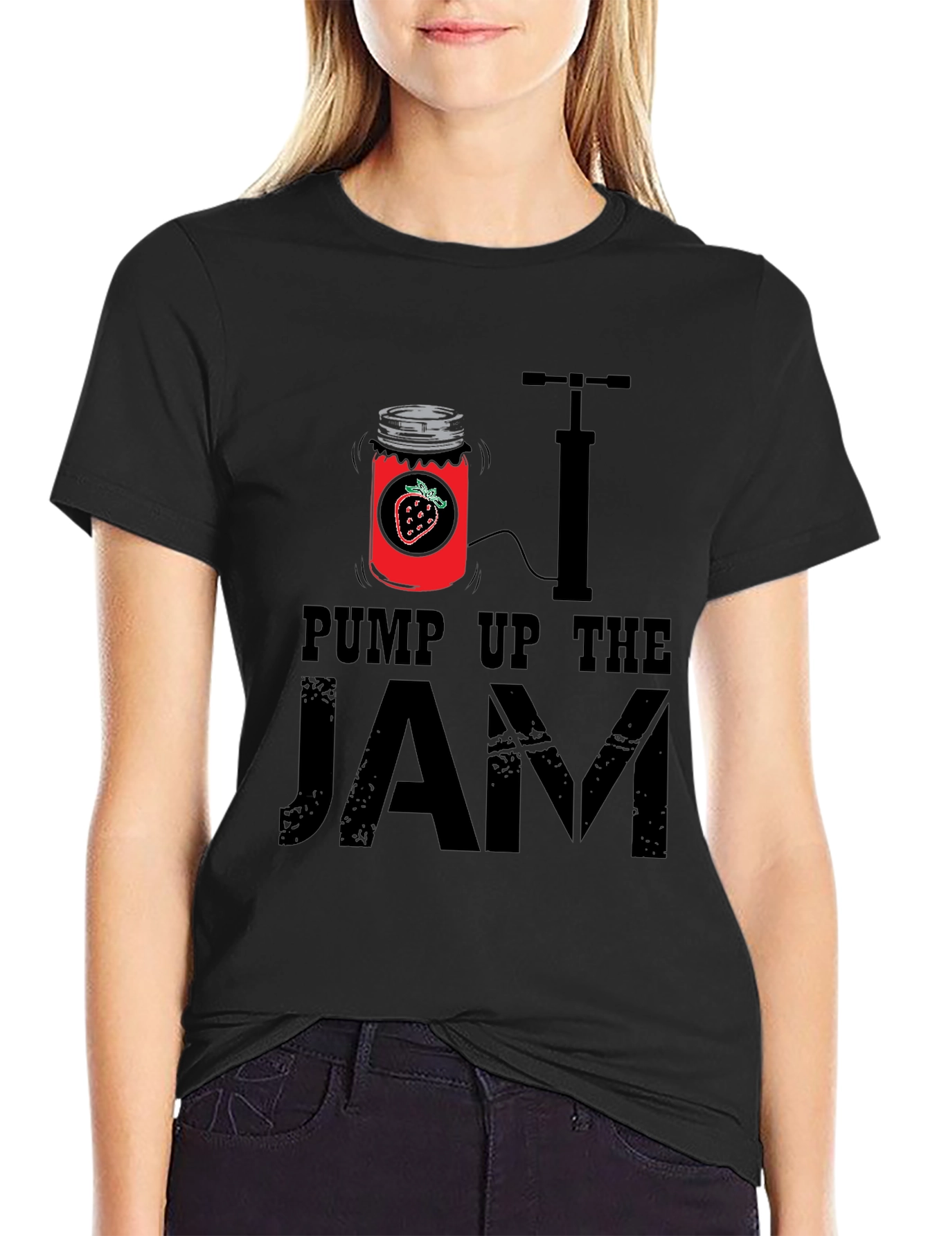 Pump Up The Jam T-Shirt - Novelty Graphic Tee