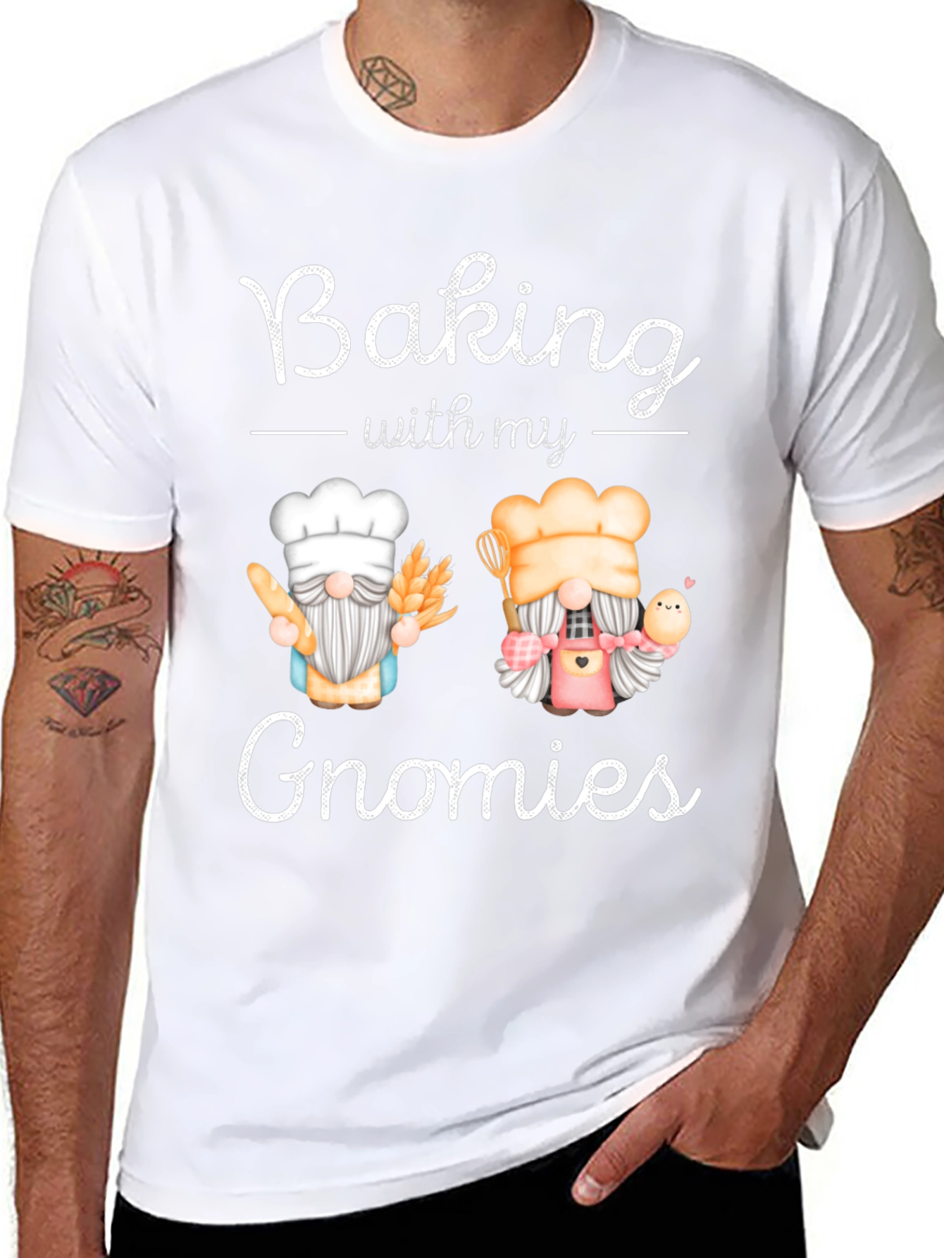 Baking With My Gnomies T-Shirt