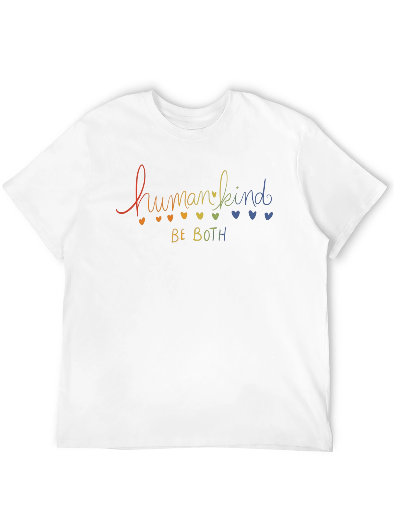 Humankind Be Both LGBT Pride Black T-Shirt