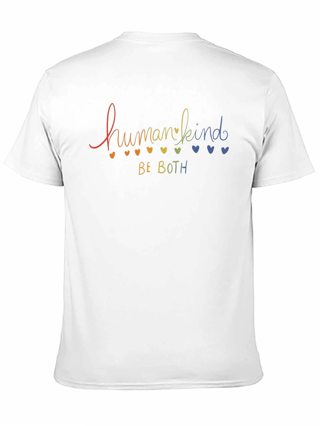 Humankind Be Both LGBT Pride Black T-Shirt