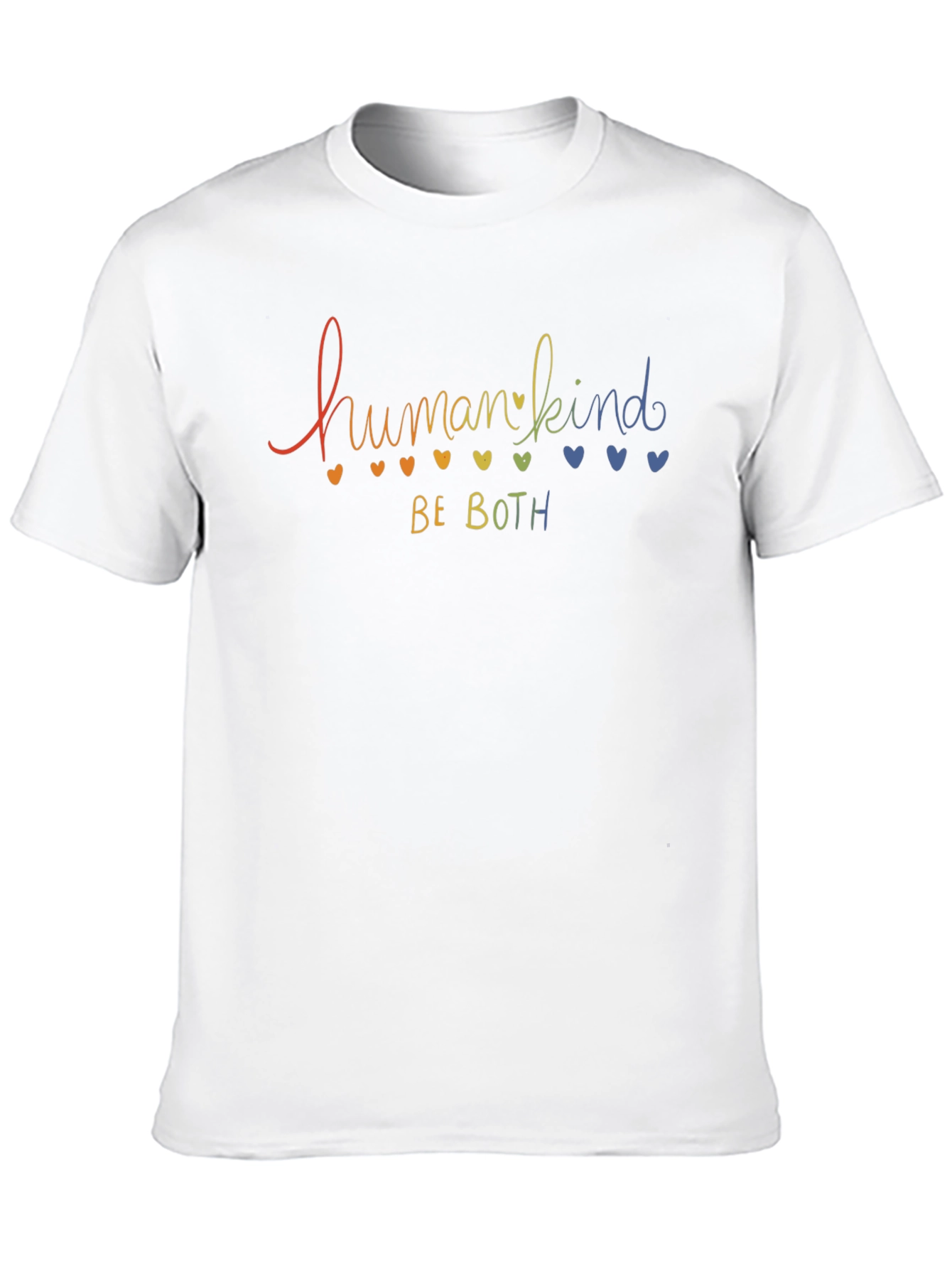 Humankind Be Both LGBT Pride Black T-Shirt