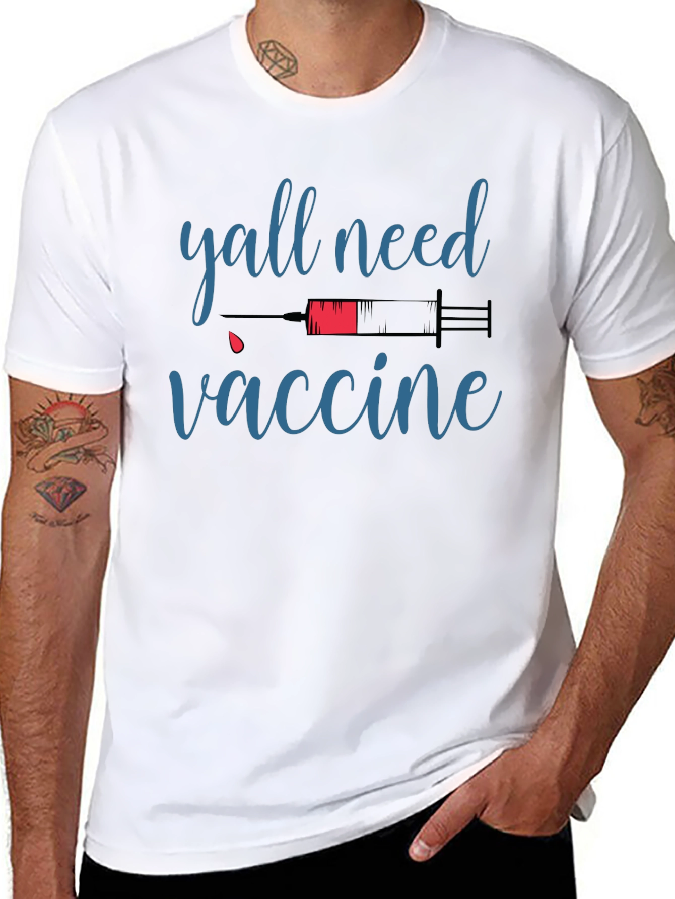 Yall Need Vaccine Graphic Tee