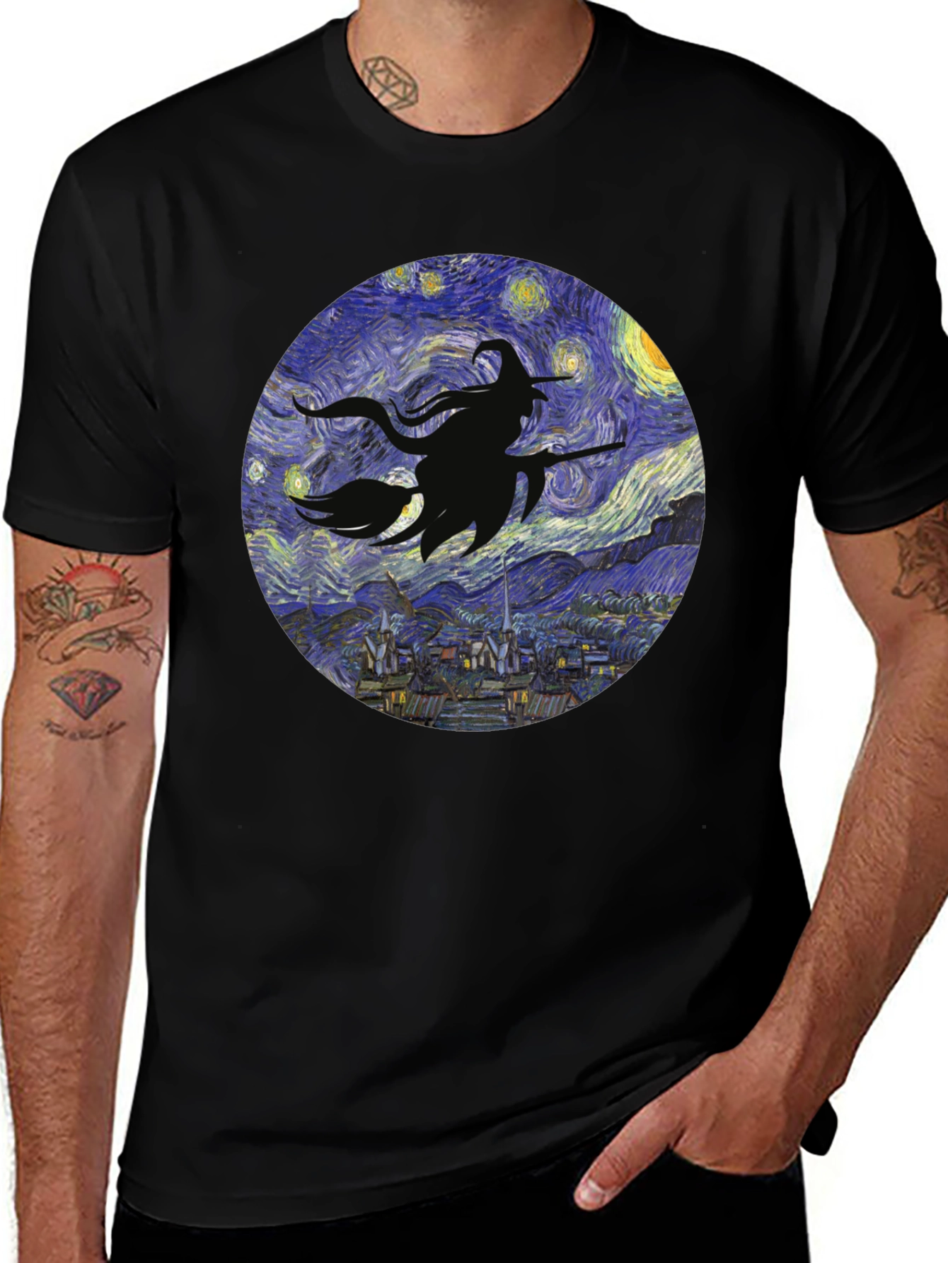 Starry Night Witch T-Shirt