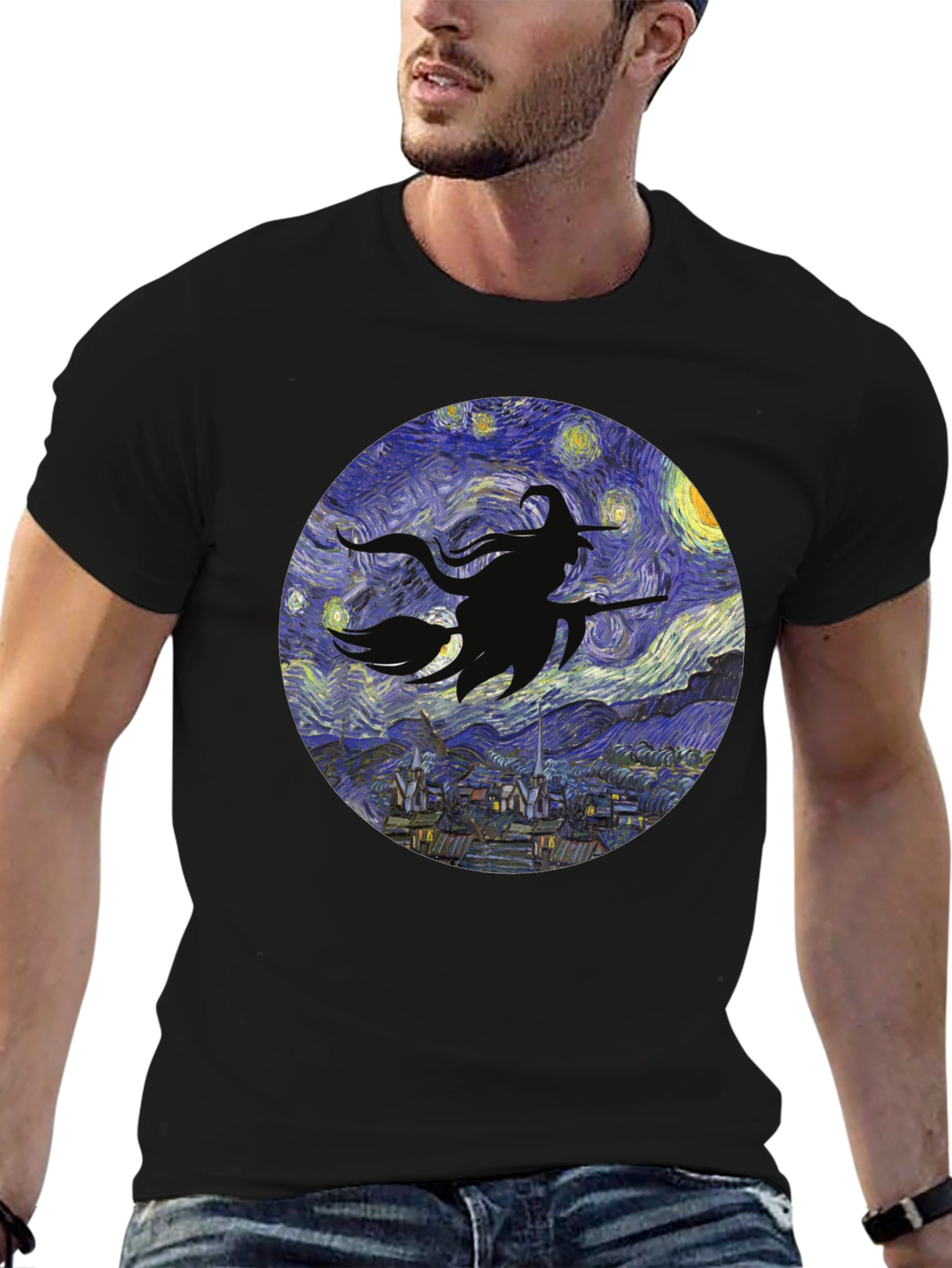 Starry Night Witch T-Shirt