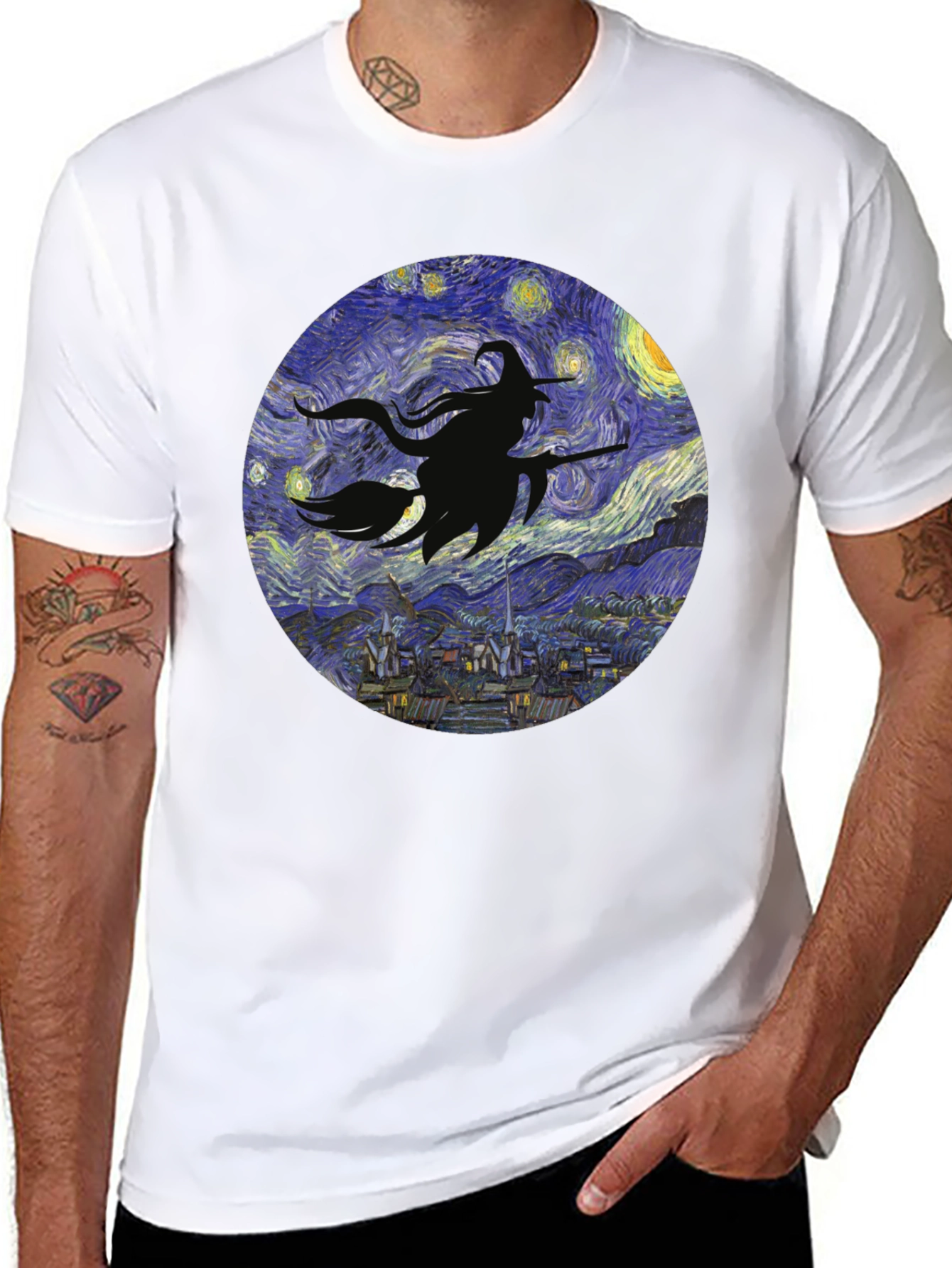 Starry Night Witch T-Shirt