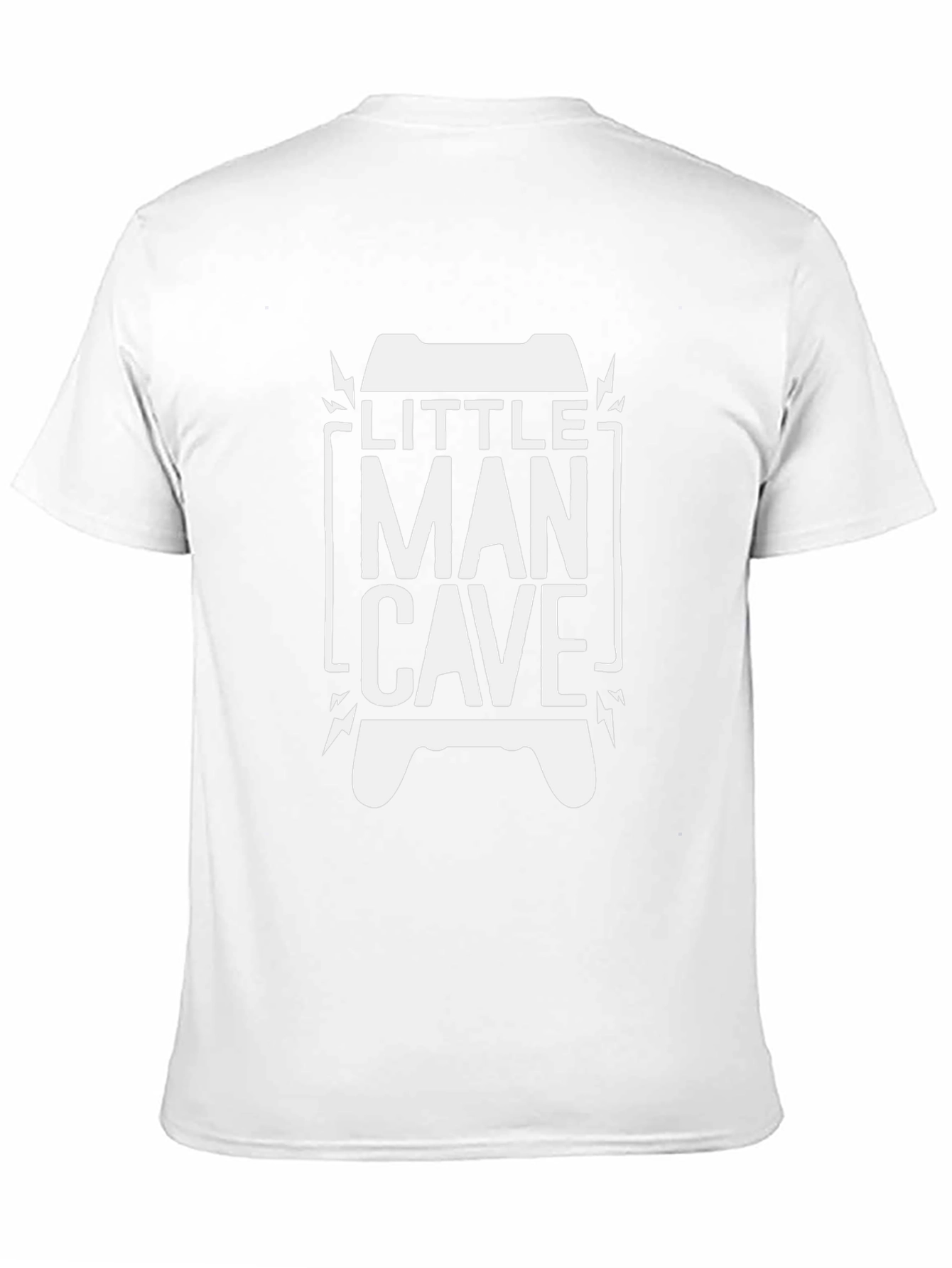 Little Man Cave Gamer T-Shirt - Black Cotton Tee