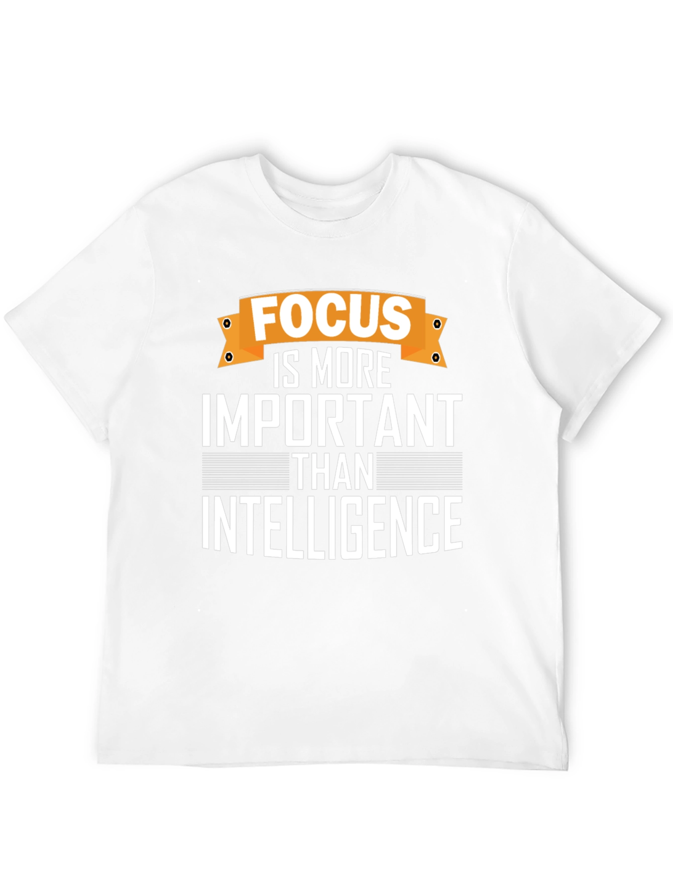 Focus Over Intelligence Graphic Tee - Motivational T-Shirt